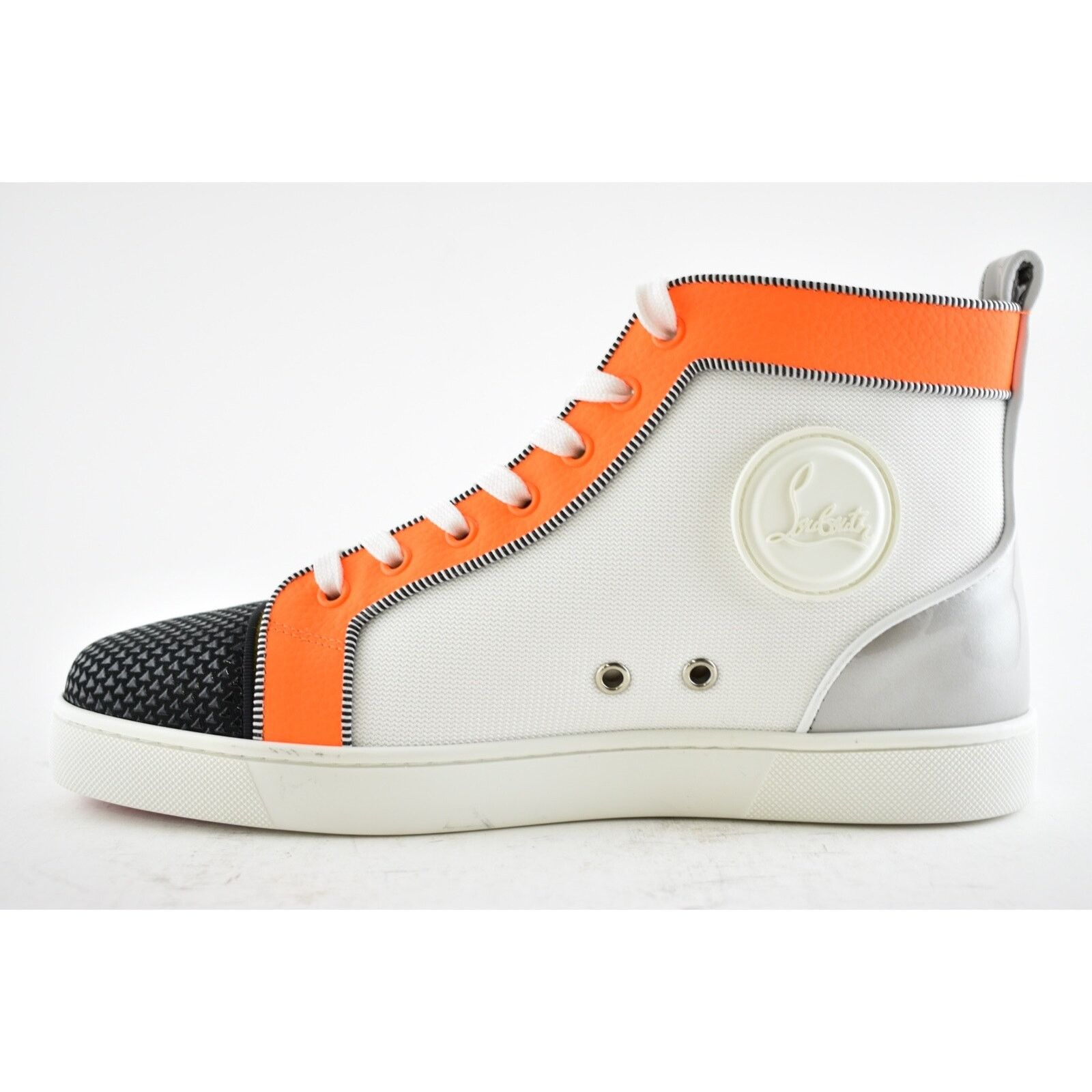Christian Louboutin Christian Louboutin Mens Louis Orlato Flat Black White Size US 8 / EU 41 - 8 Thumbnail