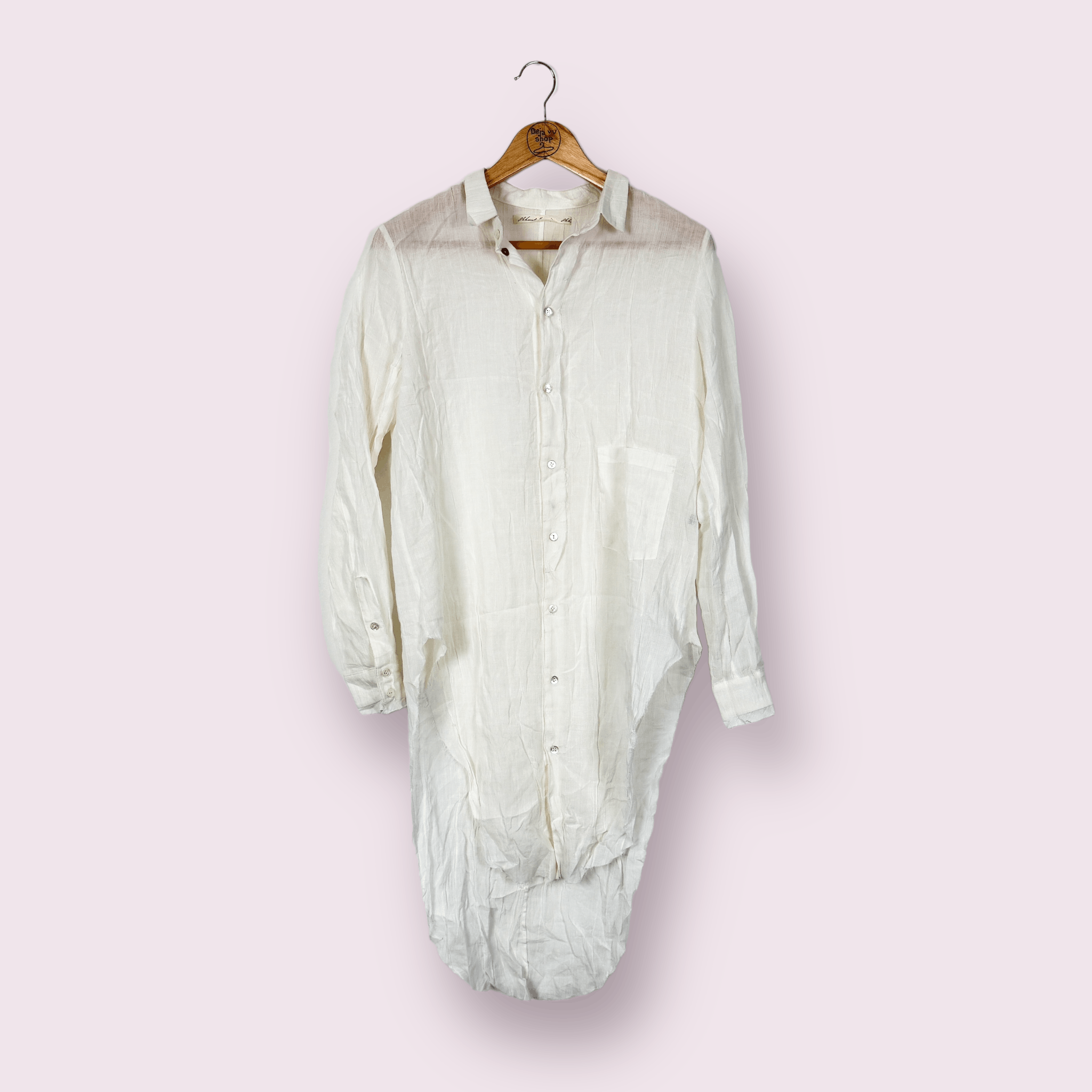 Aleksandr Manamis Asymmetric Cotton Shirt Size M / US 6-8 / IT 42-44 - 1 Thumbnail