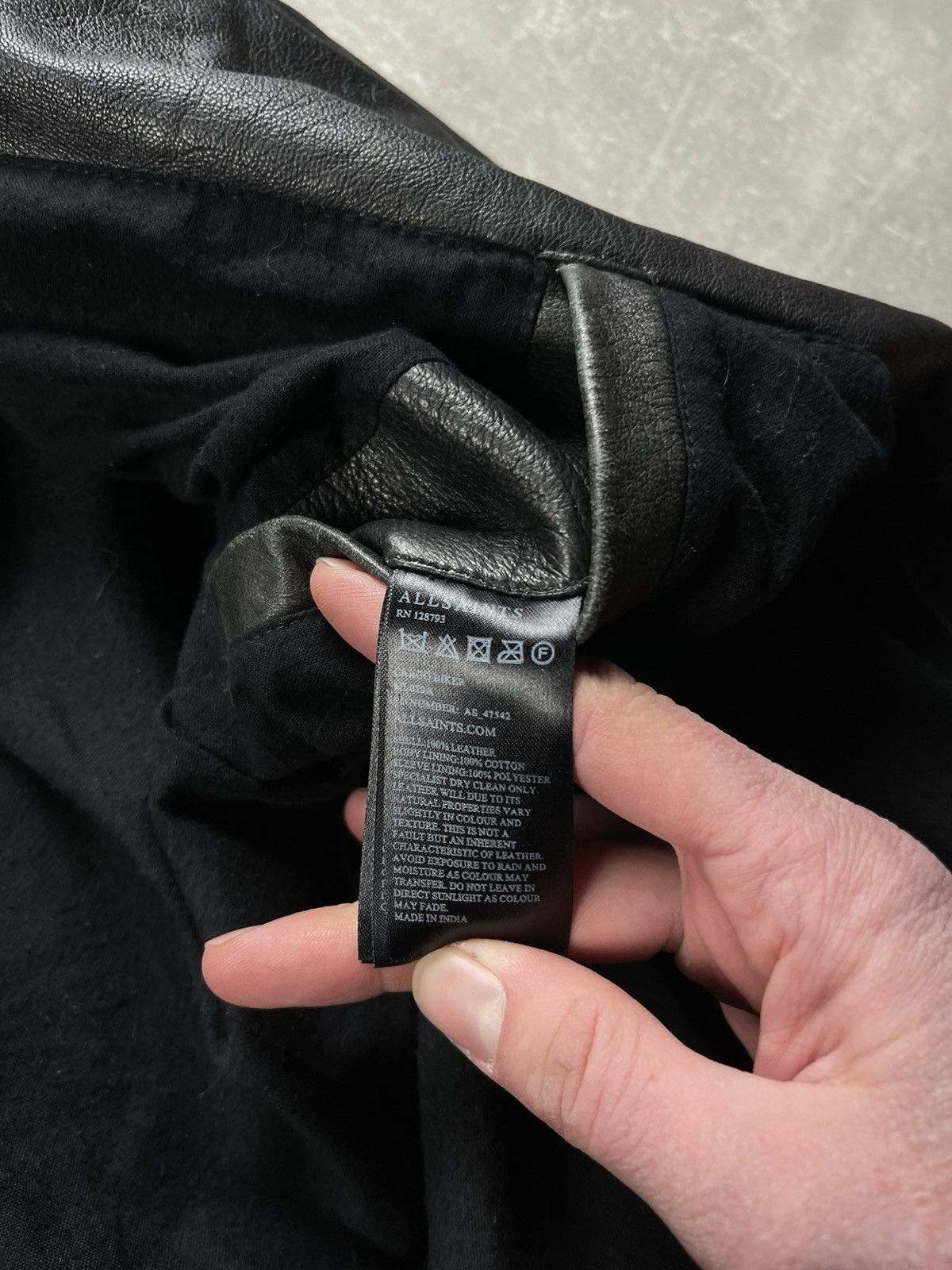 Allsaints ALLSAINTS Quilted Distressed Biker Leather Jacket 2010s Size US S / EU 44-46 / 1 - 13 Thumbnail