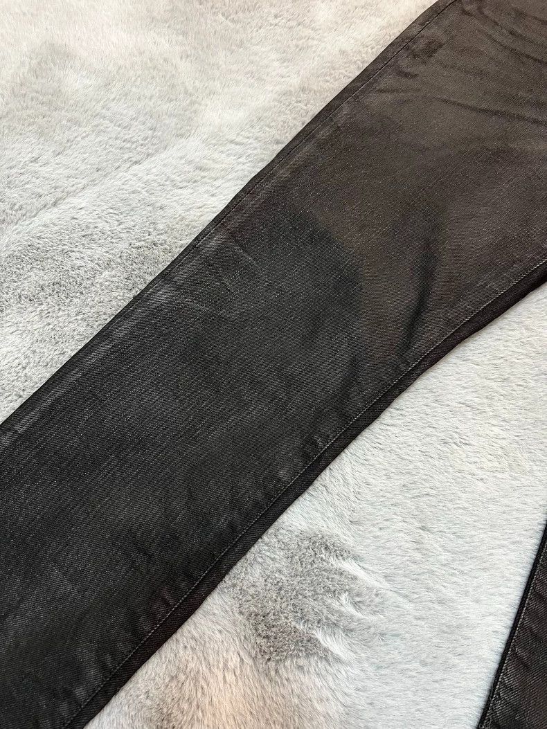 Saint Laurent Paris Saint Laurent Black Basic Denim Pants Size 31-2506 Size US 31 - 6 Thumbnail