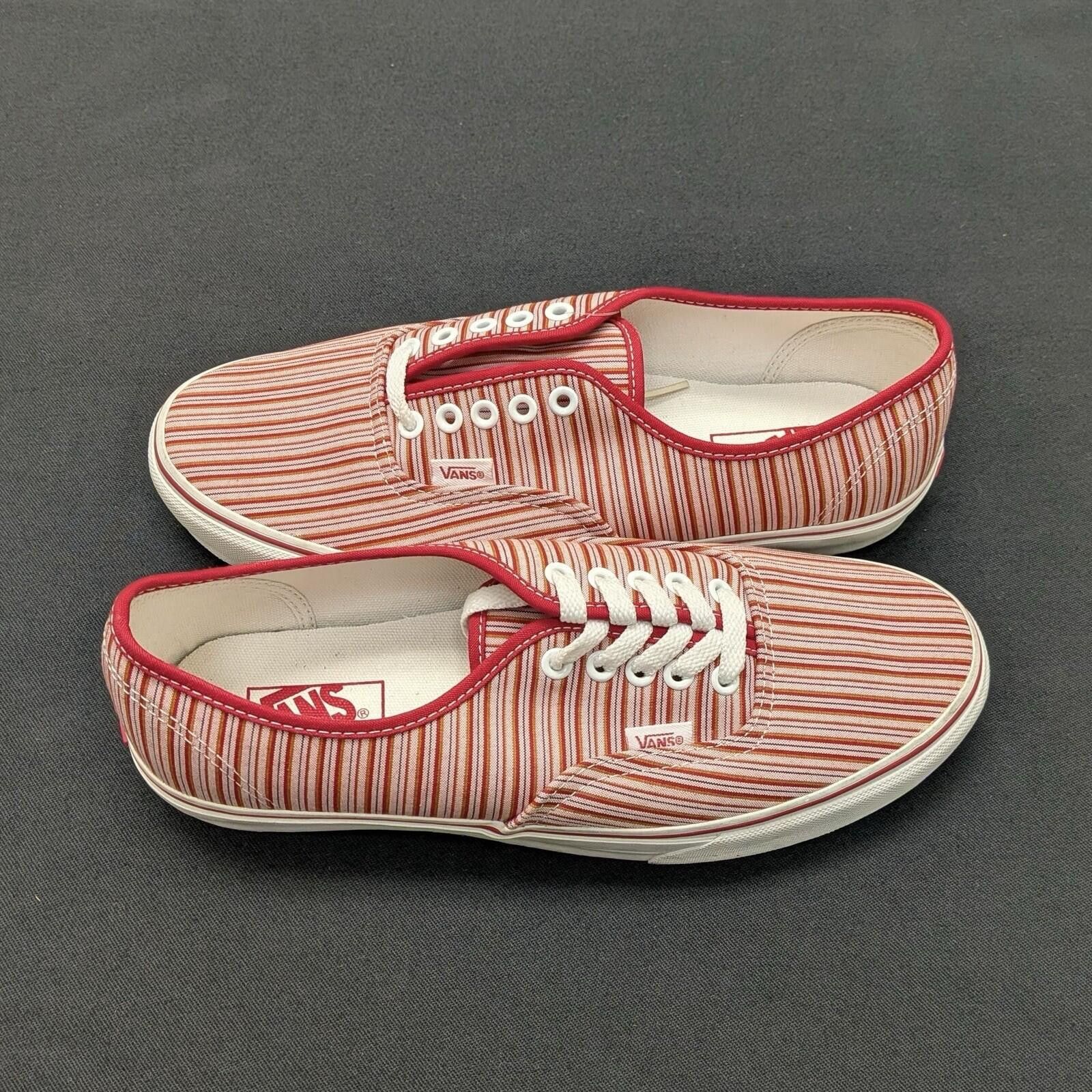 Vans Vans Authentic STRIPED CAPRI COL#2404 Red VN-0EE3X1G US10.5 Size US 10.5 / EU 43-44 - 1 Thumbnail