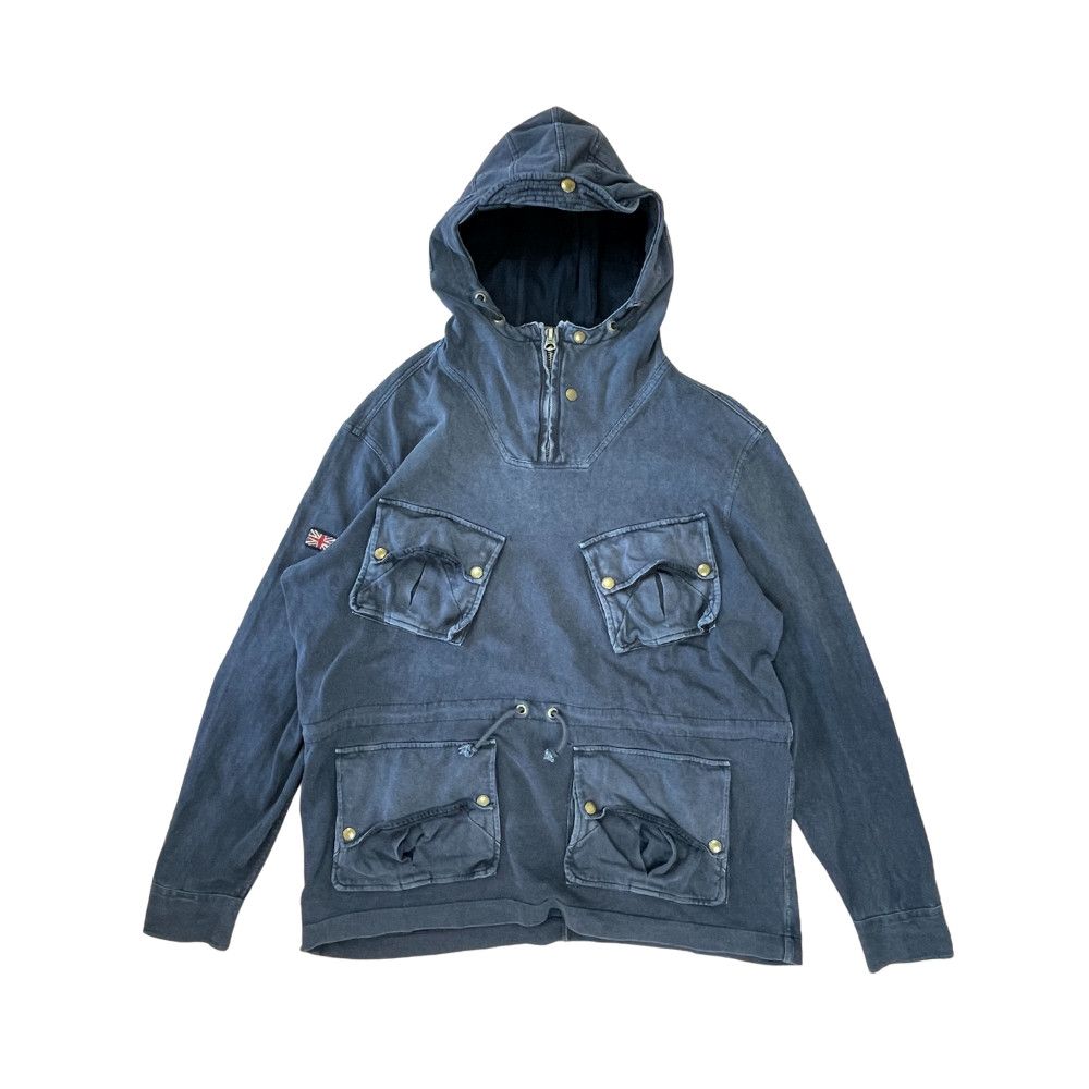 Polo Ralph Lauren PRL GBR Heavyweight Deck‑Smock Hoodie - Charcoal Fade Size US L / EU 52-54 / 3 - 1 Thumbnail