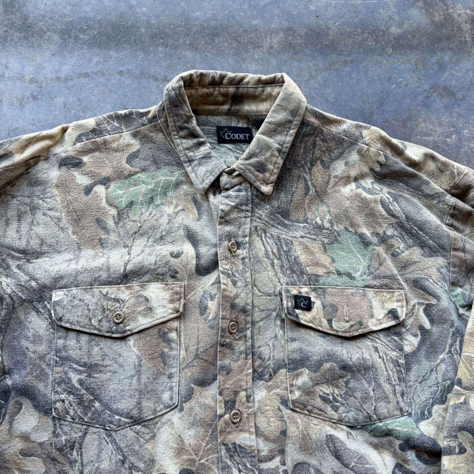 Realtree Crazy Vintage Thick Cotton Camo Hunting Shirt Size US L / EU 52-54 / 3 - 3 Thumbnail