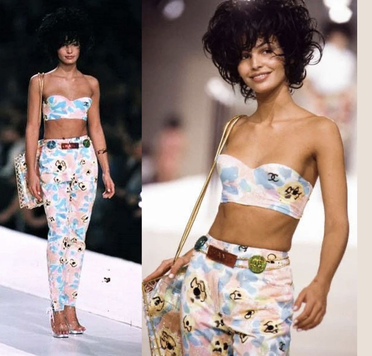 Chanel Chanel - Karl Lagerfeld - SS/97 - Floral - Silk - Slip Dress Size S / US 4 / IT 40 - 6 Thumbnail