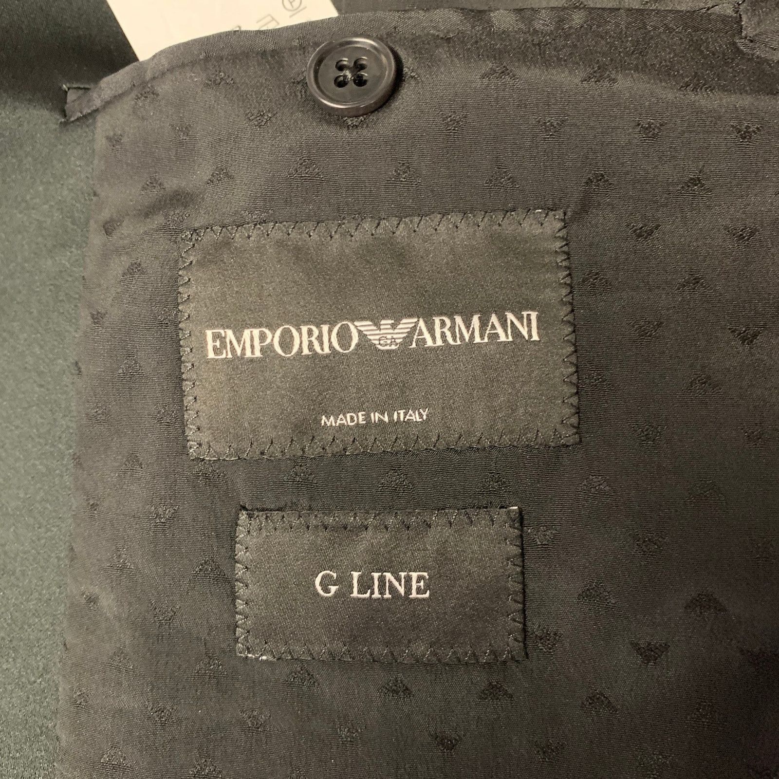 Emporio Armani EMPORIO ARMANI 46 Black Burgundy Leopard Print Sport Coat Size 46R - 5 Thumbnail