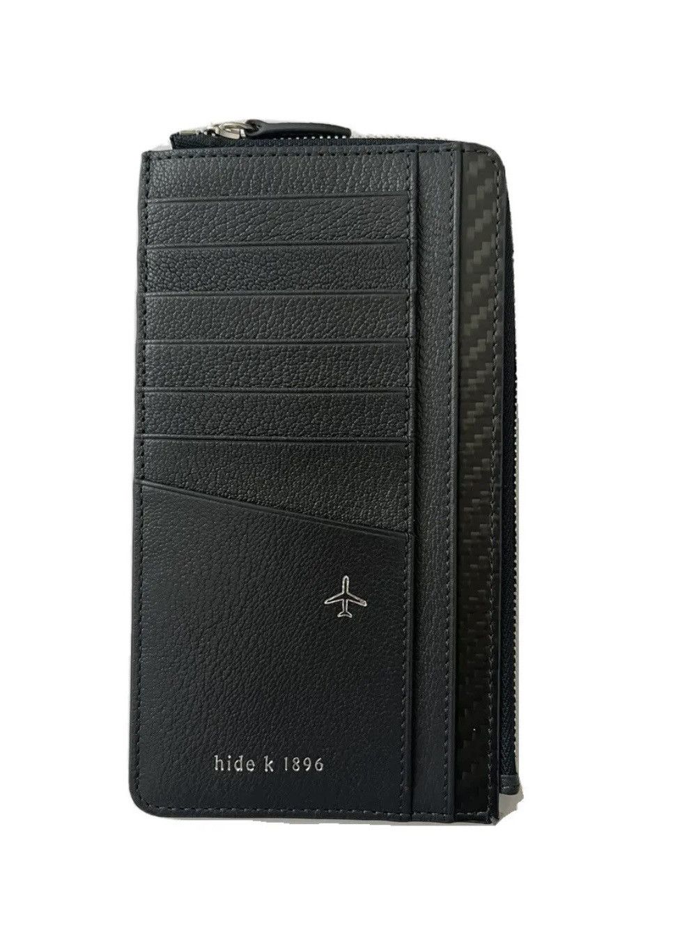 Japanese Brand hide k 1896 RFID Blue Leather Travel Documents Wallet Size ONE SIZE - 4 Thumbnail