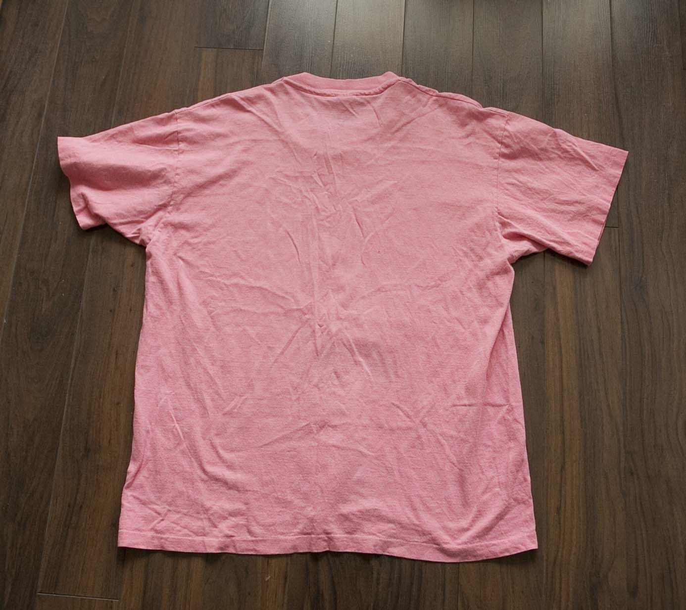 Anvil × Vintage Vtg 90s Anvil Single Stitch T Shirt Size XL Pink Plain Size US XL / EU 56 / 4 - 4 Thumbnail