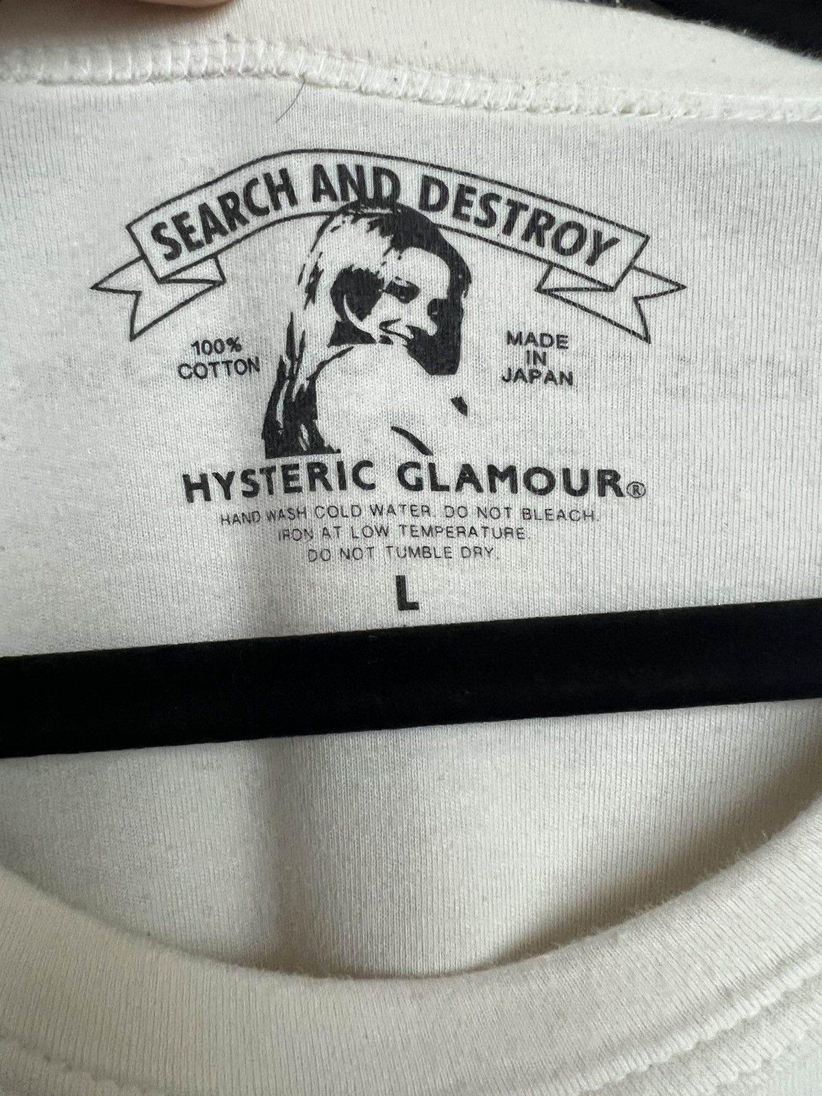 Hysteric Glamour Hysteric Glamour Search and Destroy T-Shirt Size US L / EU 52-54 / 3 - 5 Thumbnail