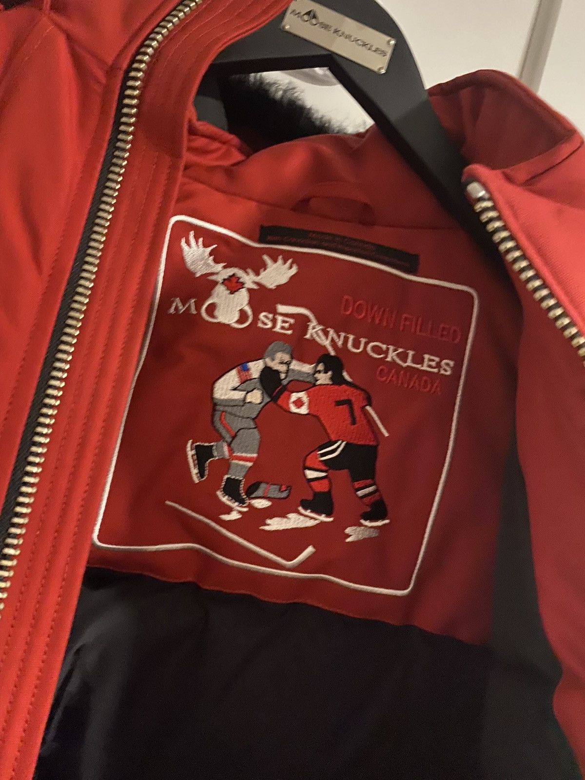 Moose Knuckles Moose knuckles red bomber Size US M / EU 48-50 / 2 - 3 Thumbnail