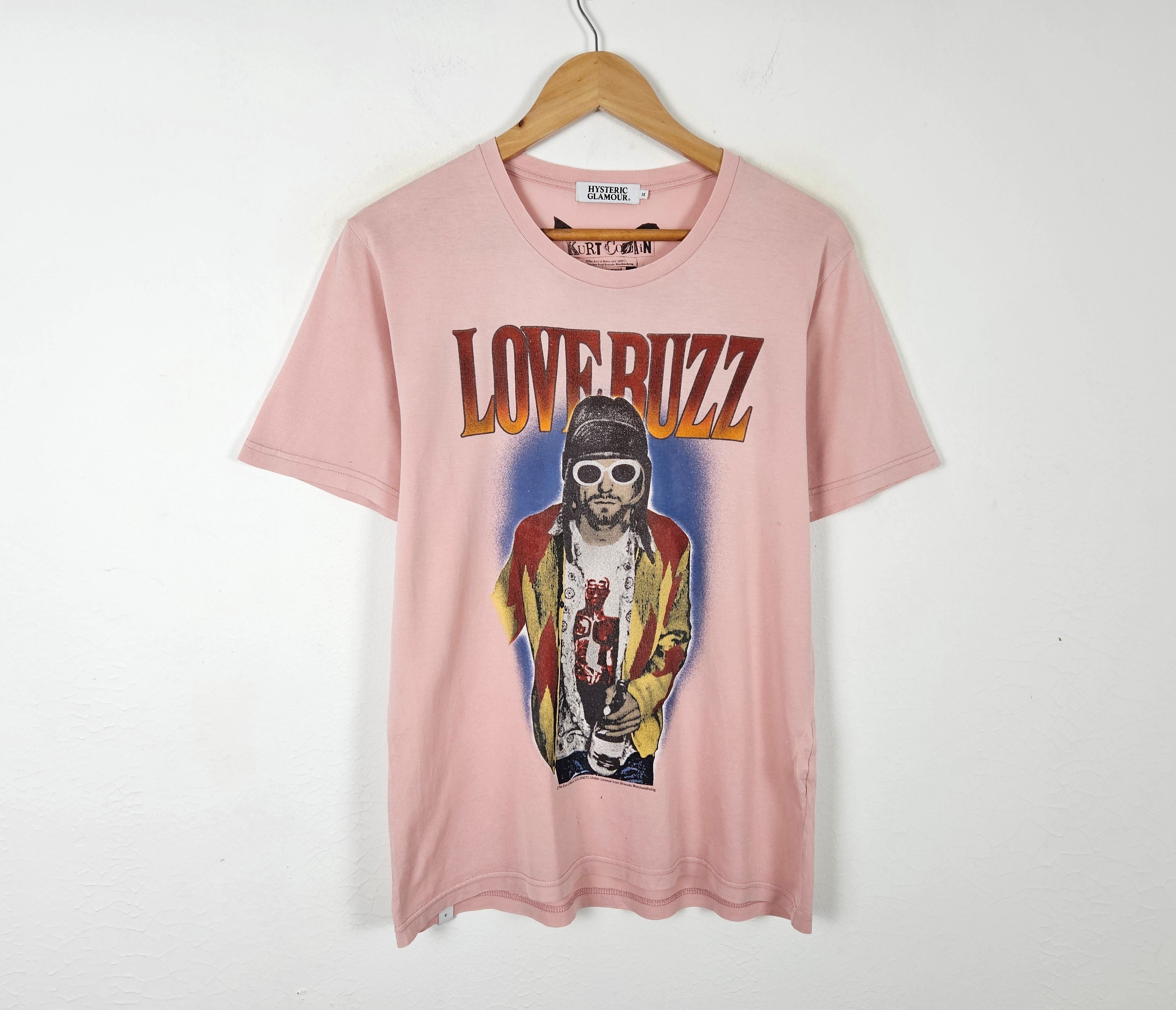 Hysteric Glamourt x Kurt Cobain Love Buzz shirt