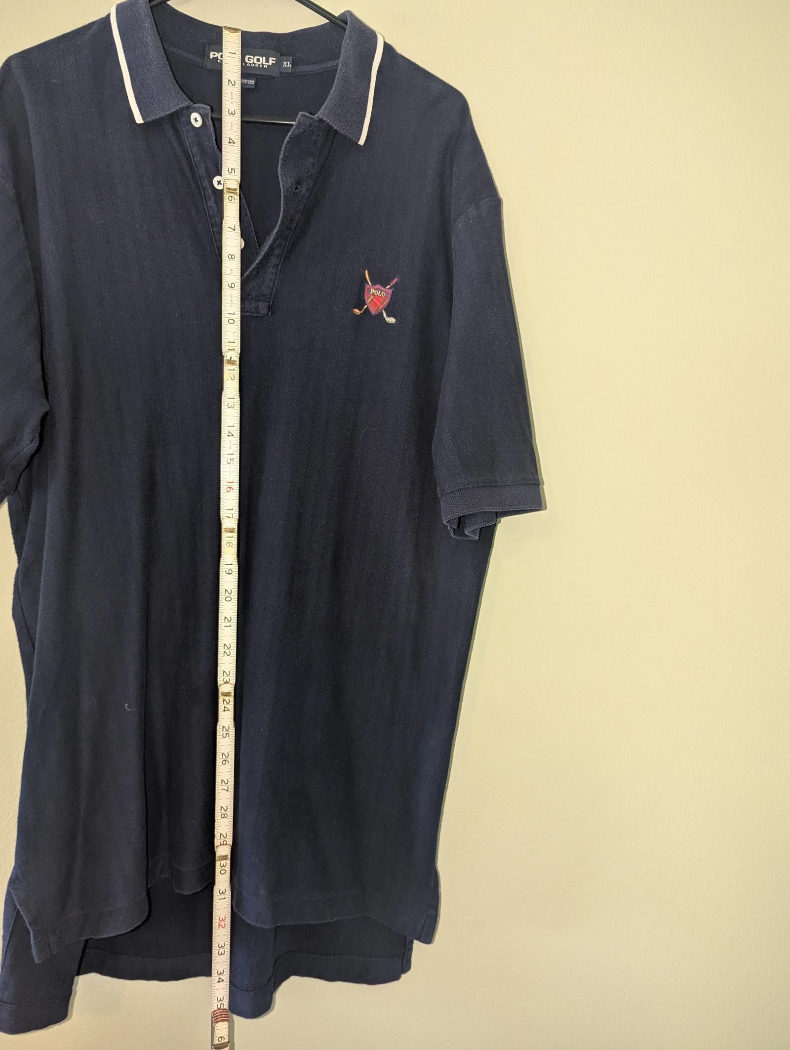 Polo Ralph Lauren Vintage Polo Golf by Ralph Lauren Men's Polo Shirt -Navy XL Size US XL / EU 56 / 4 - 7 Thumbnail
