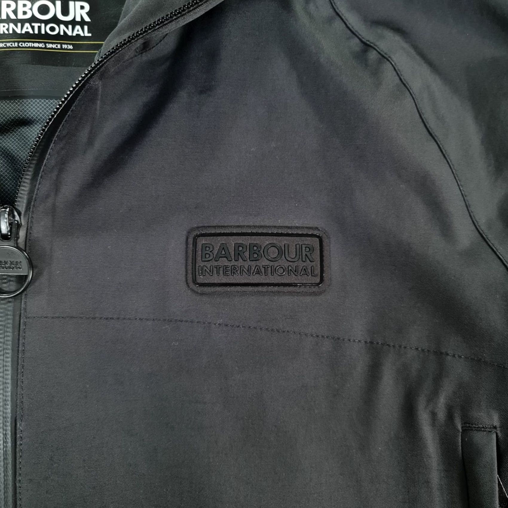 Barbour Barbour International Mens Jacket Black Medium Berkley Waterproof Hooded Jacket Size US M / EU 48-50 / 2 - 4 Thumbnail