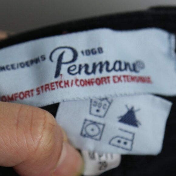 Vintage Vintage Penman's High Rise Black Denim Jeans Missy Size 12 Size 34" / US 12 / IT 48 - 4 Thumbnail