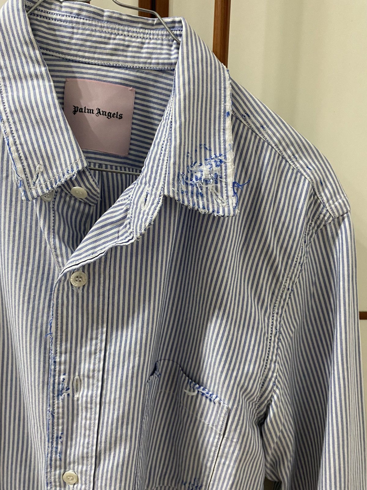 Palm Angels Palm Angels Men’s Shirt with tears, size 46/6, new Size US S / EU 44-46 / 1 - 3 Thumbnail
