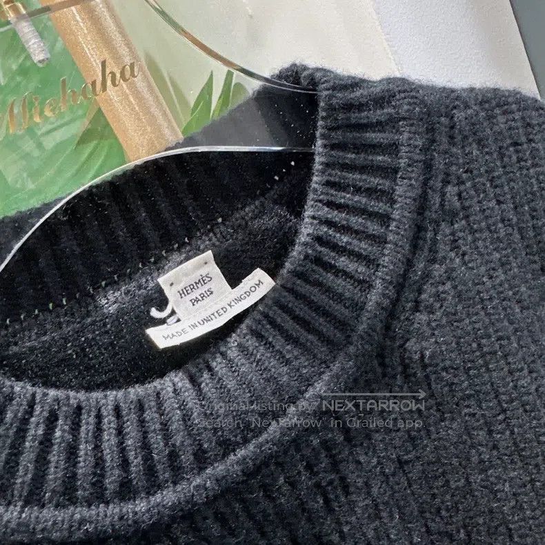 Hermes Hermes Black sweater, 100% cashmere Size XS / US 0-2 / IT 36-38 - 5 Thumbnail