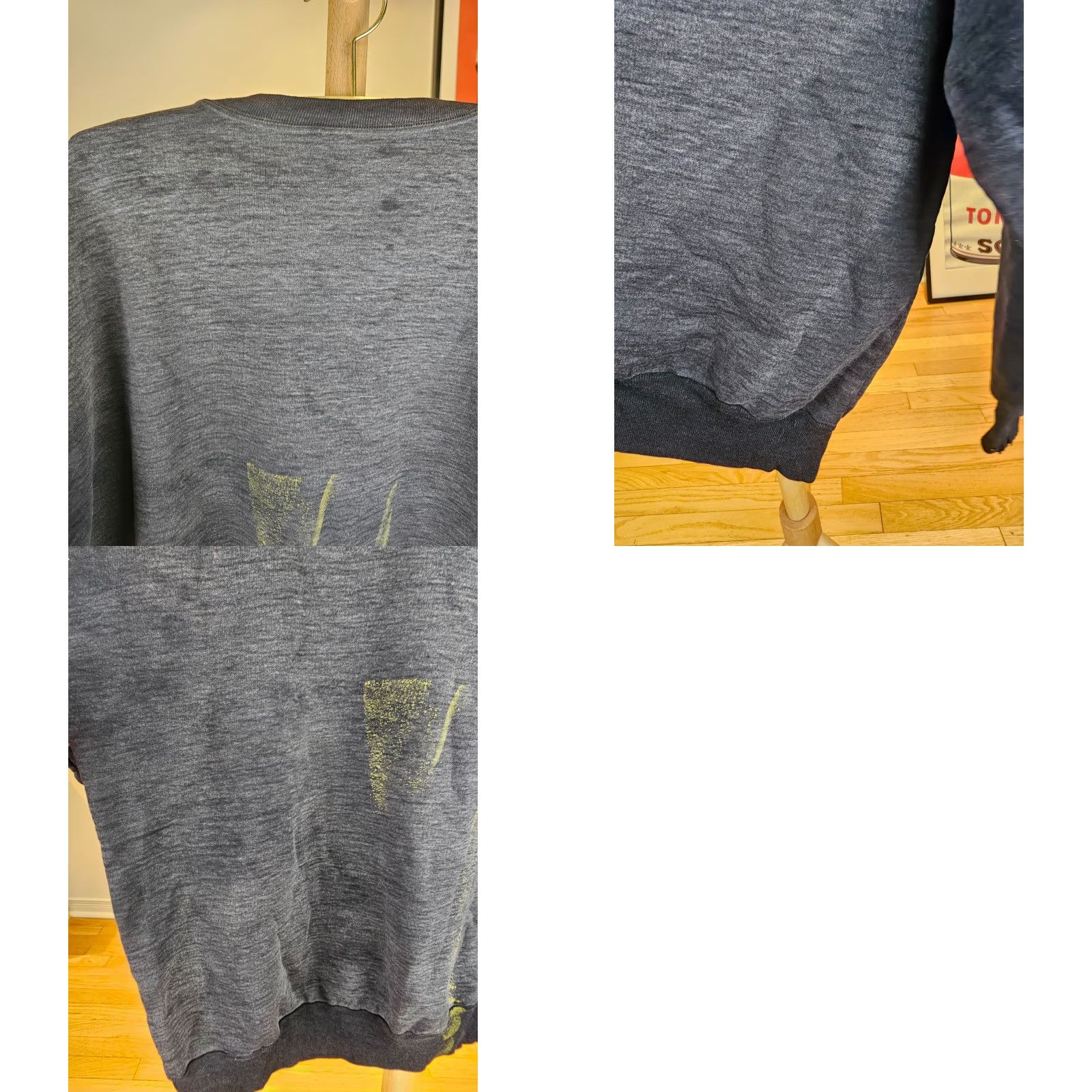 Sears VINTAGE SEARS SWEATSHIRT BLACK 2XL/XXL SUN FADED DISTRESSED TRASHED MEN Size US XXL / EU 58 / 5 - 9 Thumbnail