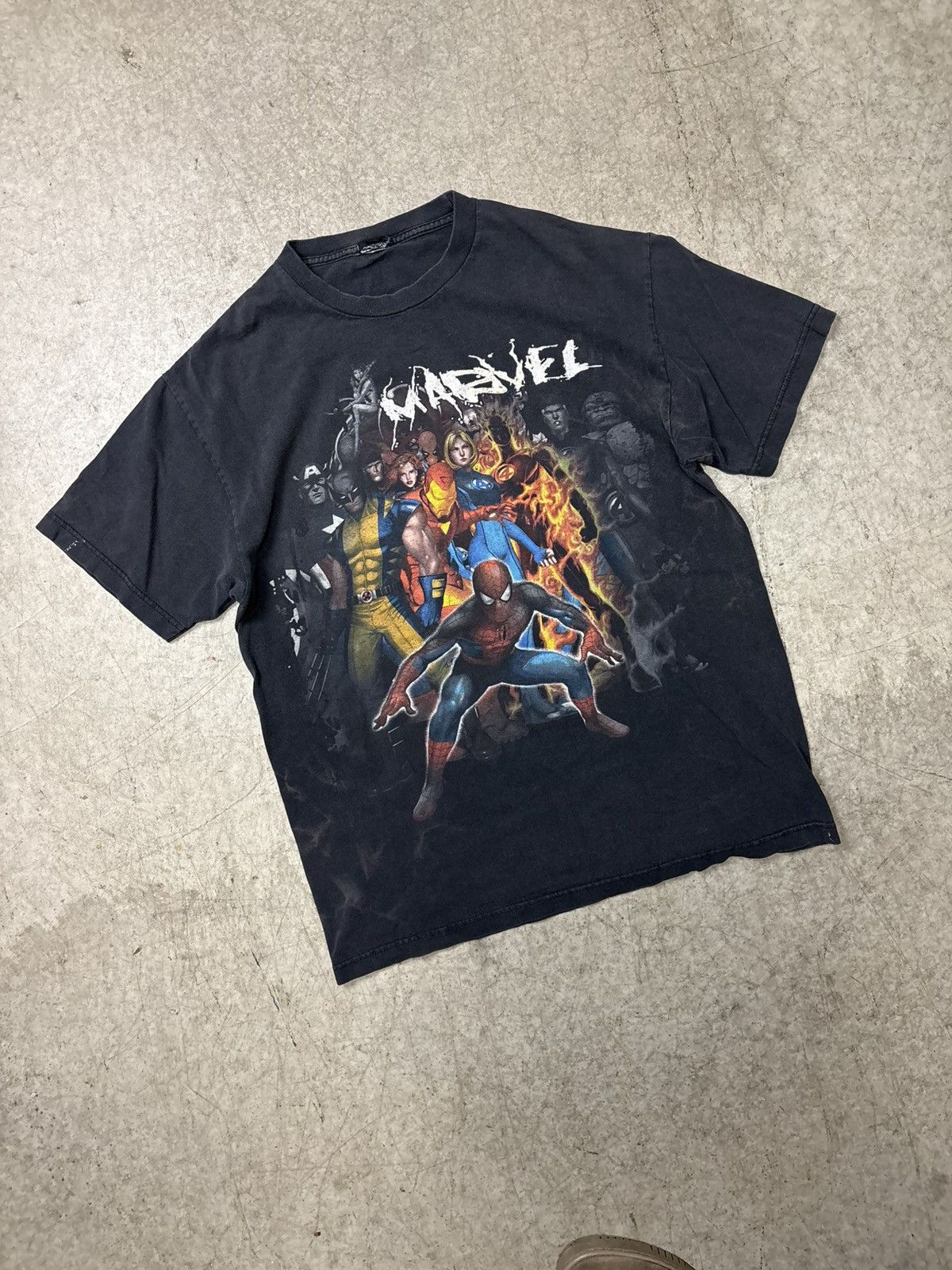 Marvel Comics Vintage Y2K Marvel Avengers T-Shirt Size US L / EU 52-54 / 3 - 5 Thumbnail