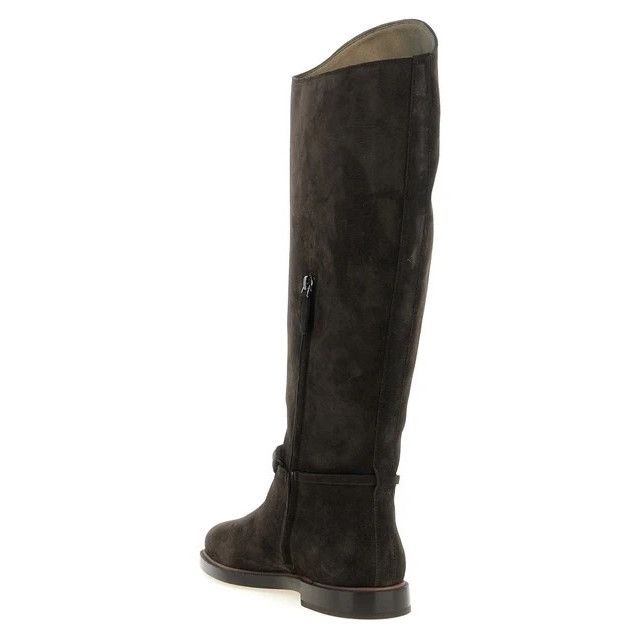 Brunello Cucinelli BRUNELLO CUCINELLI Black Suede Boots New & Authentic (Women' Size US 11 / IT 41 - 3 Thumbnail
