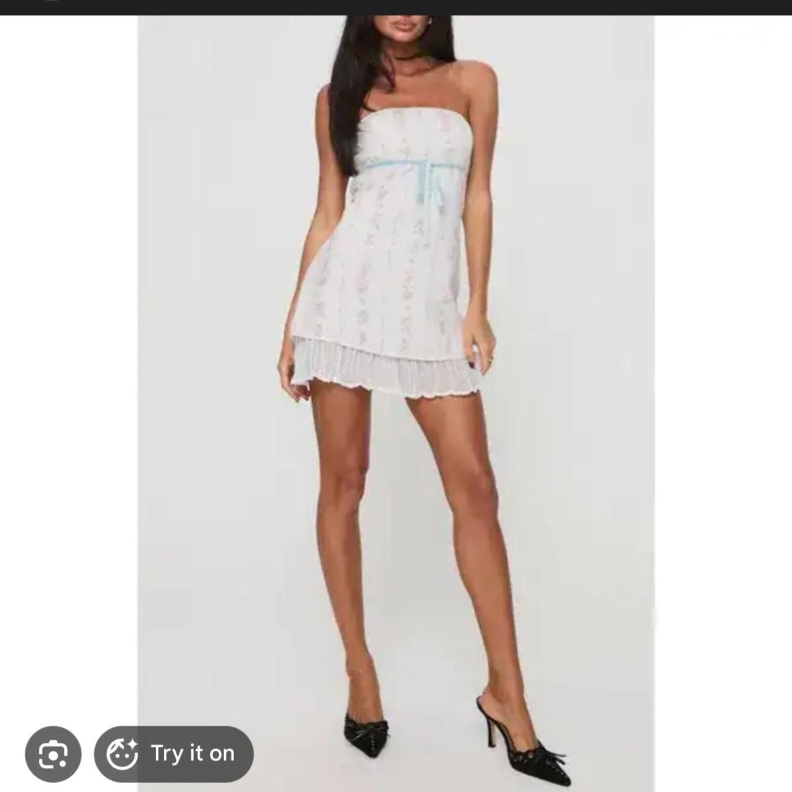 Other Princess Polly Odette Mini Dress Pink Multi Size XS / US 0-2 / IT 36-38 - 2 Thumbnail
