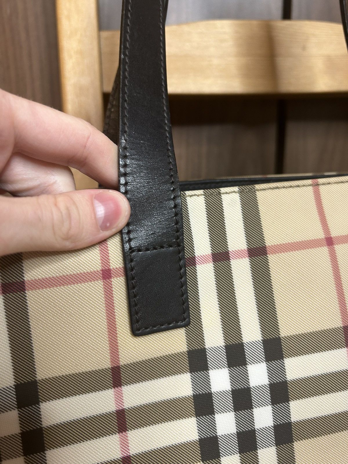 Burberry × Vintage Burberry vintage bag Size ONE SIZE - 15 Thumbnail