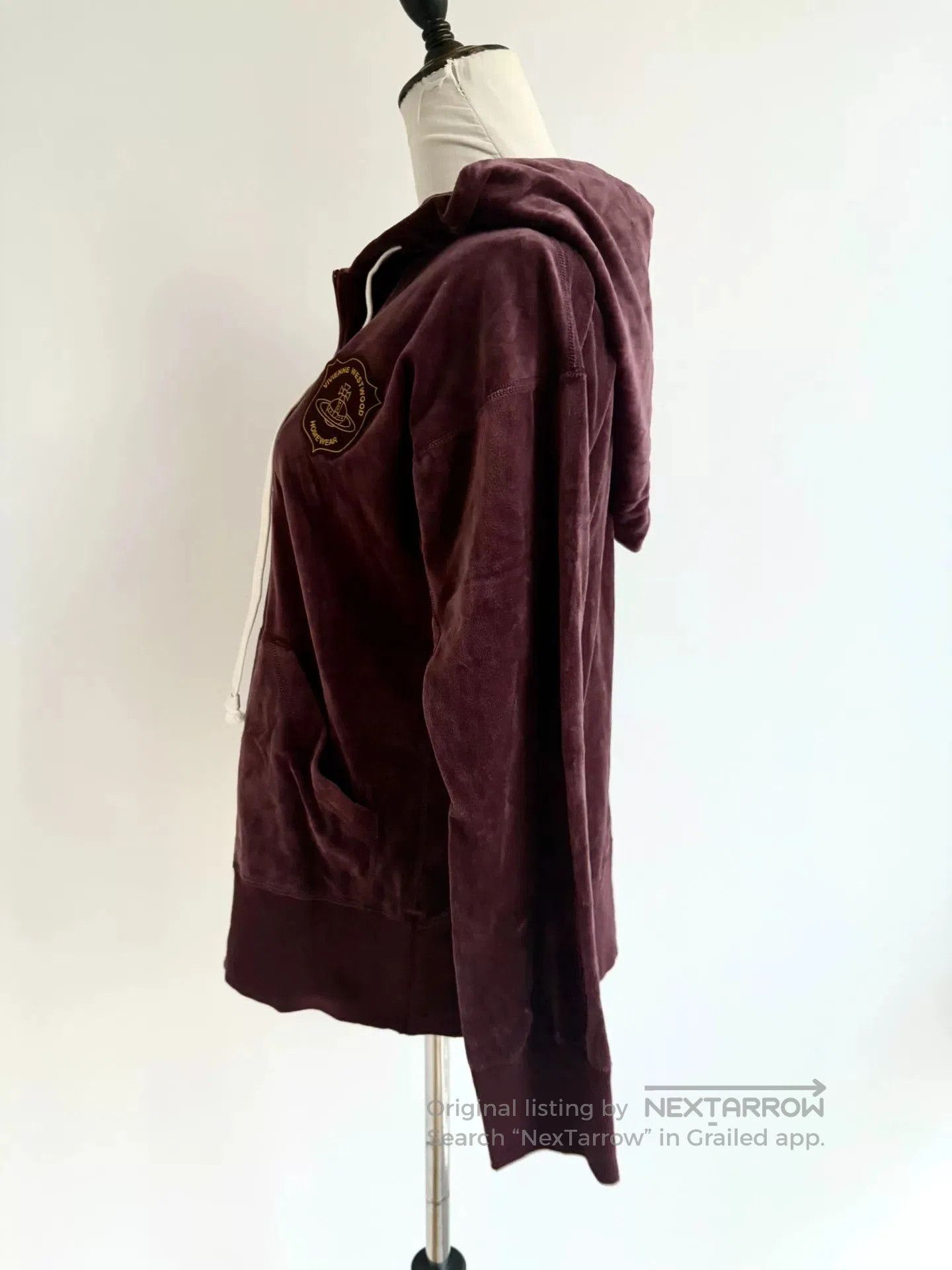 Vivienne Westwood vivienne westwood burgundy velvet witch hooded sweatshirt. Size M / US 6-8 / IT 42-44 - 7 Thumbnail
