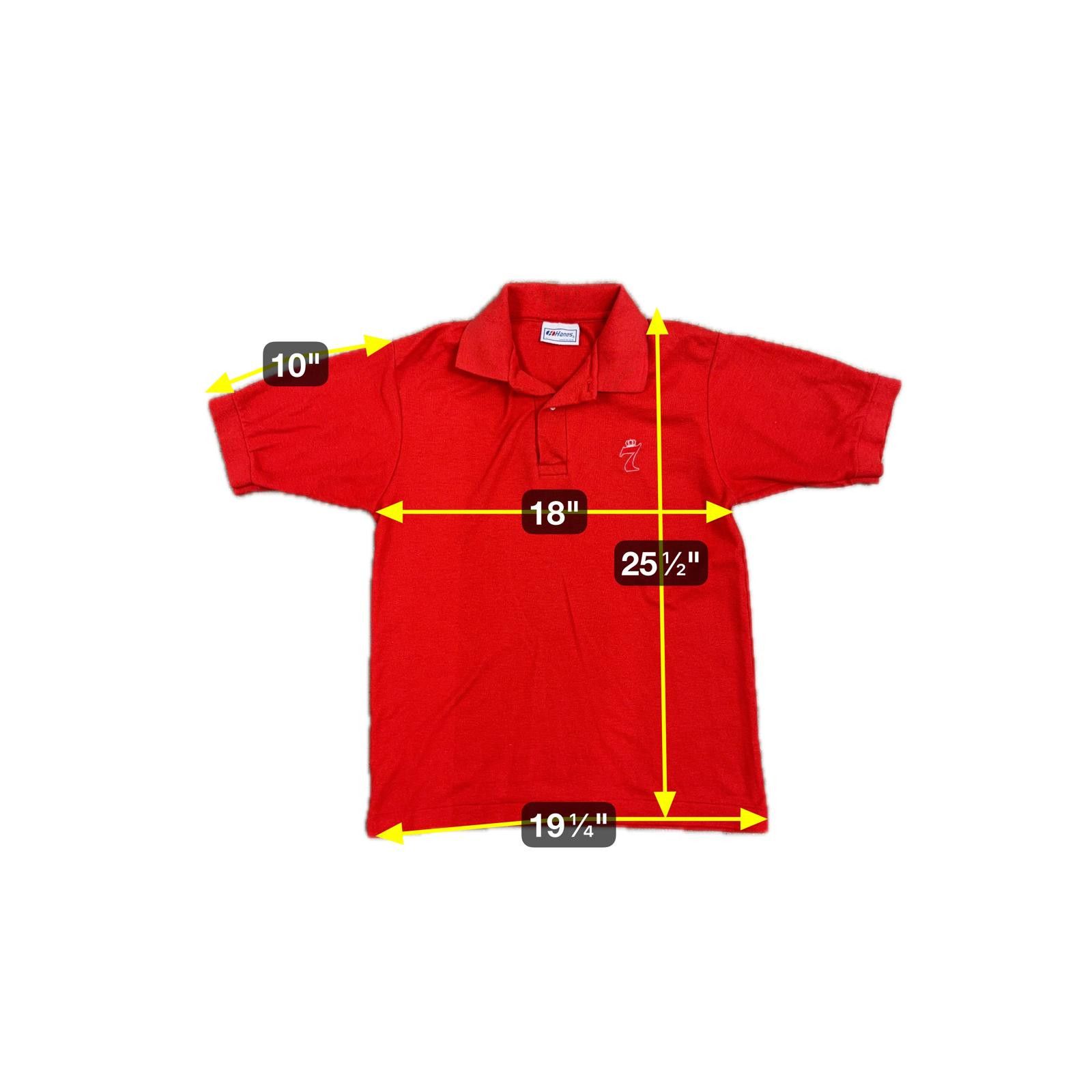 Hanes Vintage 80s HANES SEAGRAMS 7 Polo Shirt Sz M MADE IN USA Size US M / EU 48-50 / 2 - 6 Thumbnail