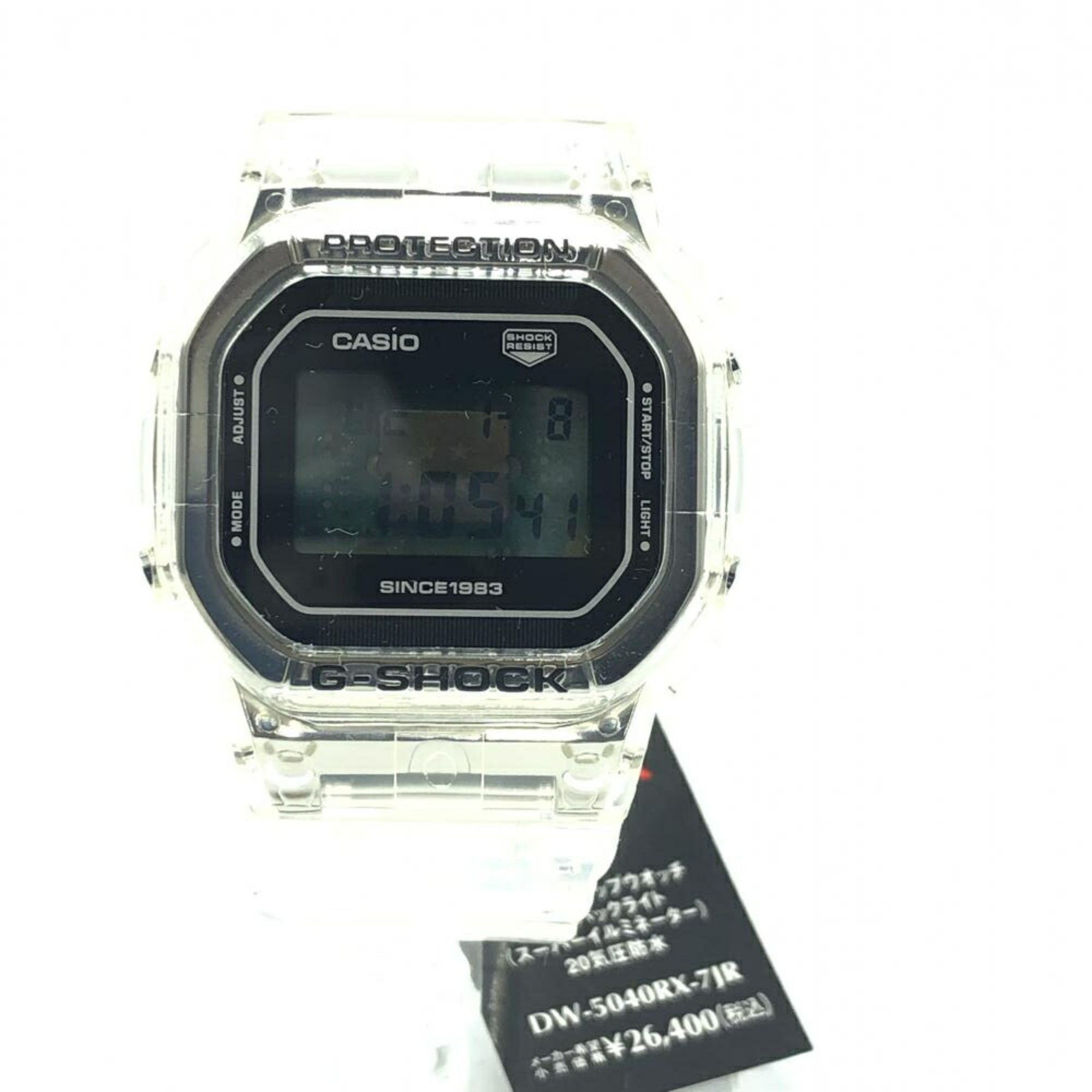 Casio Casio G-SHOCK DW-5040RX-7JR 40th Anniversary Limited Edition Clear G-Shock Size ONE SIZE - 1 Thumbnail