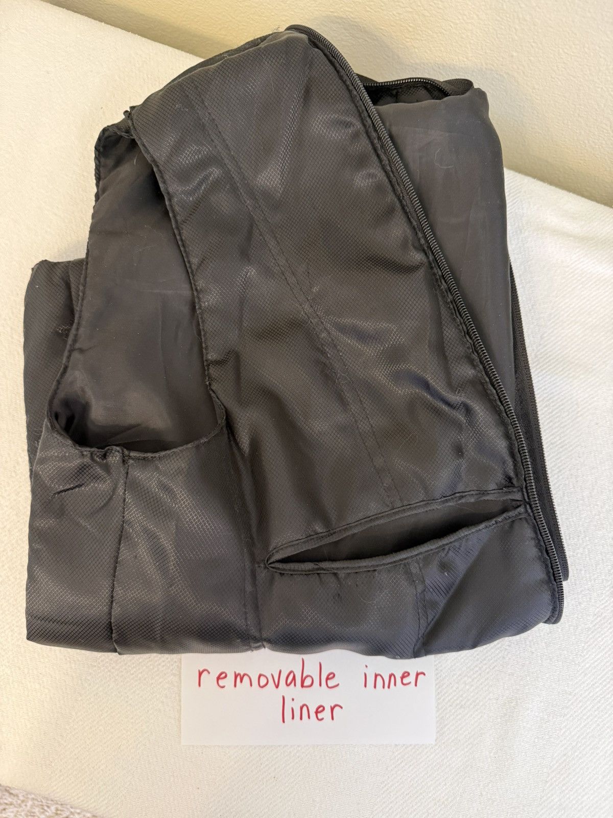 Other 1990s Phase Two Vintage Black Leather Coat Zip Out Liner Size US M / EU 48-50 / 2 - 10 Thumbnail