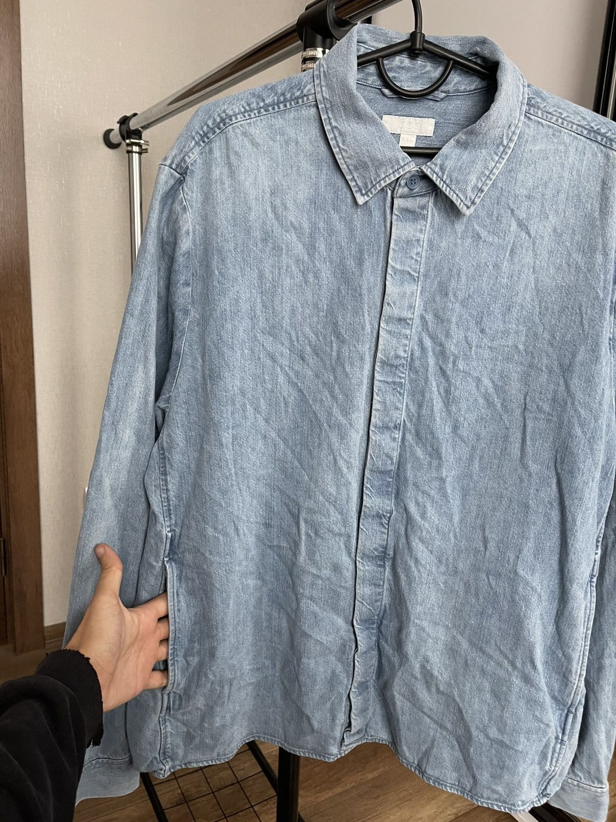 Cos Cos Shirt Button Up Long Sleeve Heavyweight Size US XL / EU 56 / 4 - 6 Thumbnail
