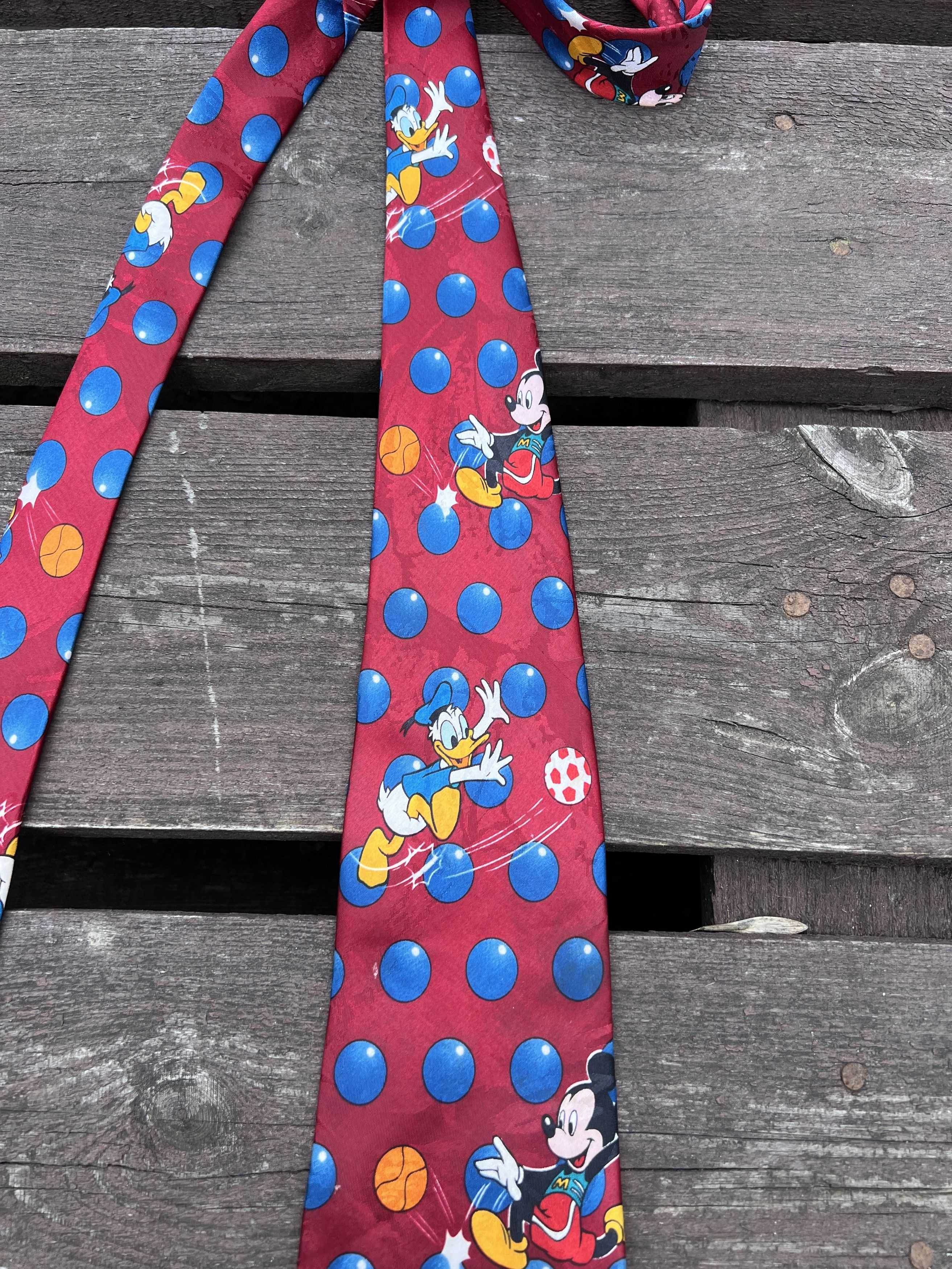 Cartoon Network Vintage 90s Mickey Mouse Disney World Cartoon Movie tie Size ONE SIZE - 3 Thumbnail