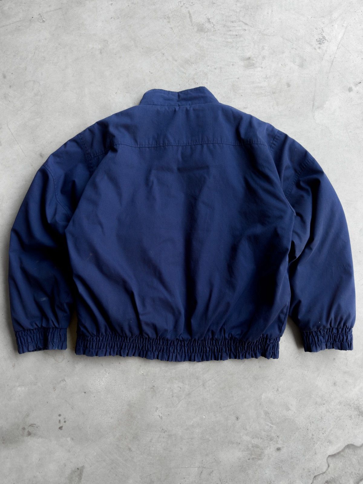 Other Vintage 90s Navy Blue Full Zip Bomber Jacket Size US XL / EU 56 / 4 - 2 Thumbnail