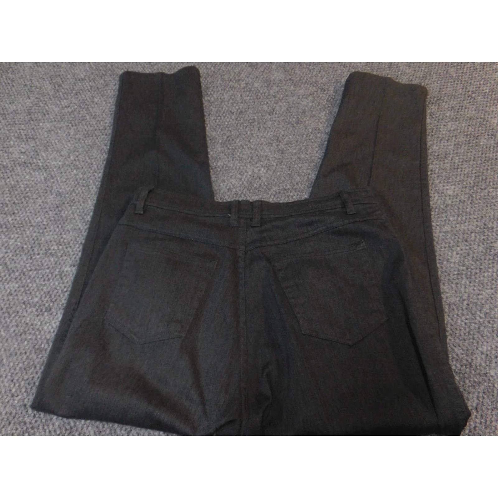 Bill Blass Bill Blass Womens Jeans 12 Straight Gray Stretch Denim 28in Inseam Regular Zip Pocket Zipper Vintage Modern 90s? Size 34" / US 12 / IT 48 - 5 Thumbnail
