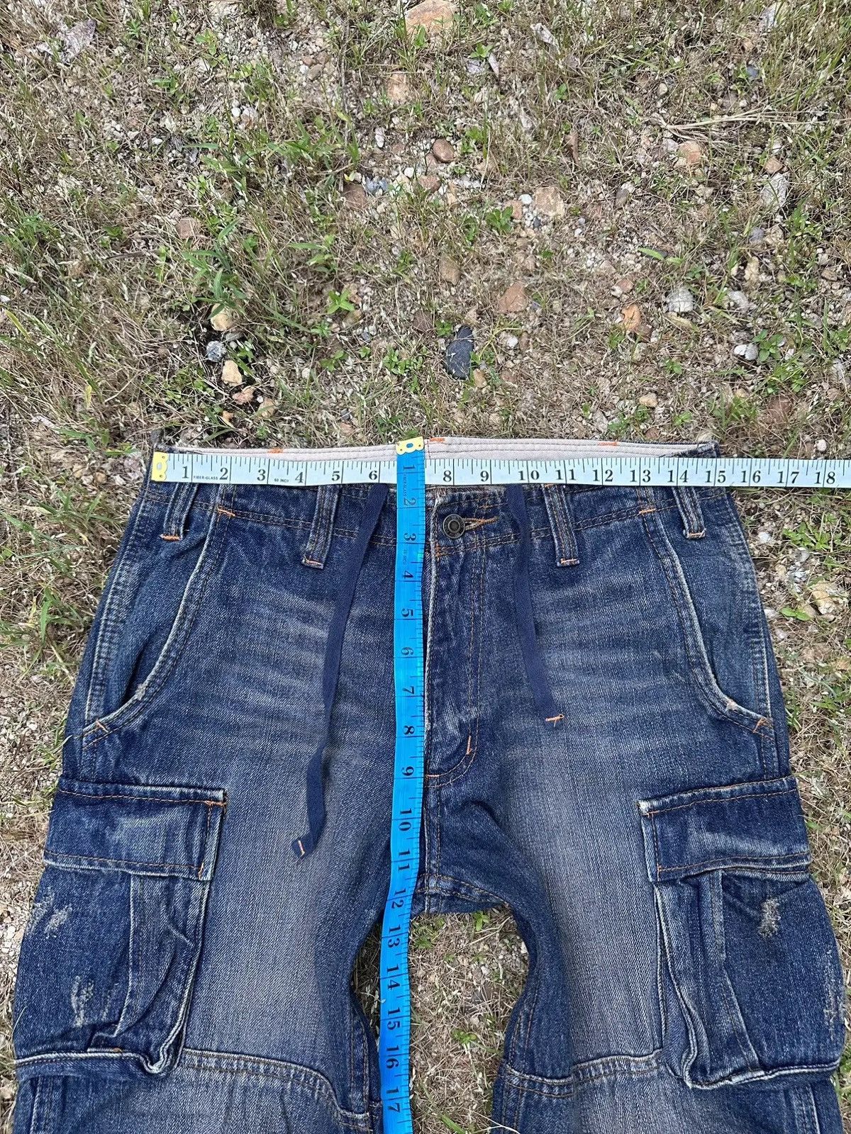 If Six Was Nine W30 L31 🔥VINTAGE JUNGLE STORM JAPAN ZIPPER LEGS DENIM CARGO Size US 30 / EU 46 - 8 Thumbnail