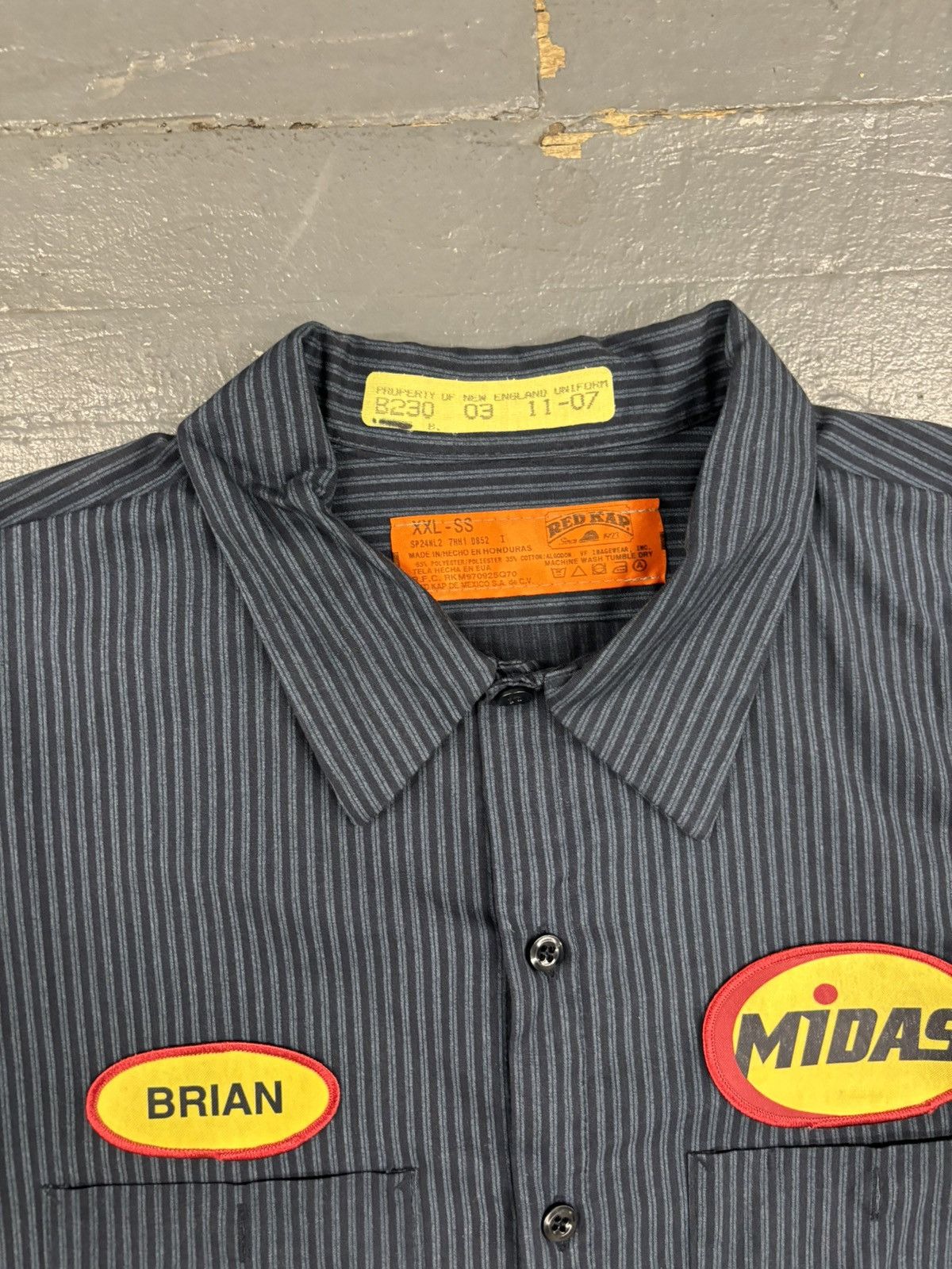 Vintage Vintage Red kap Midas workwear shirt Size US XXL / EU 58 / 5 - 4 Thumbnail