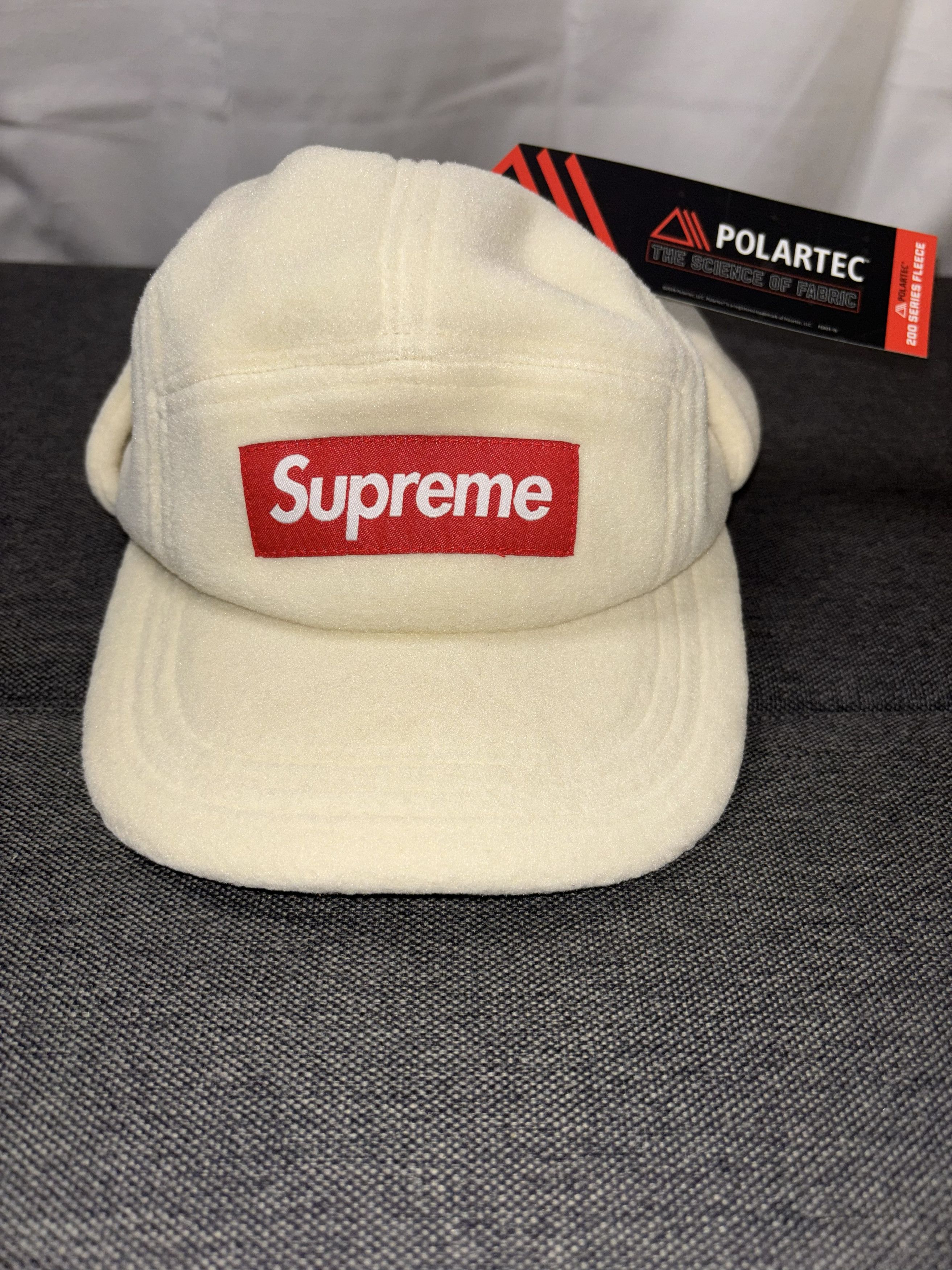 Supreme SUPREME Polartech Earflap Camp Cap Natural/White FW21 FW21H5 Size ONE SIZE - 5 Thumbnail