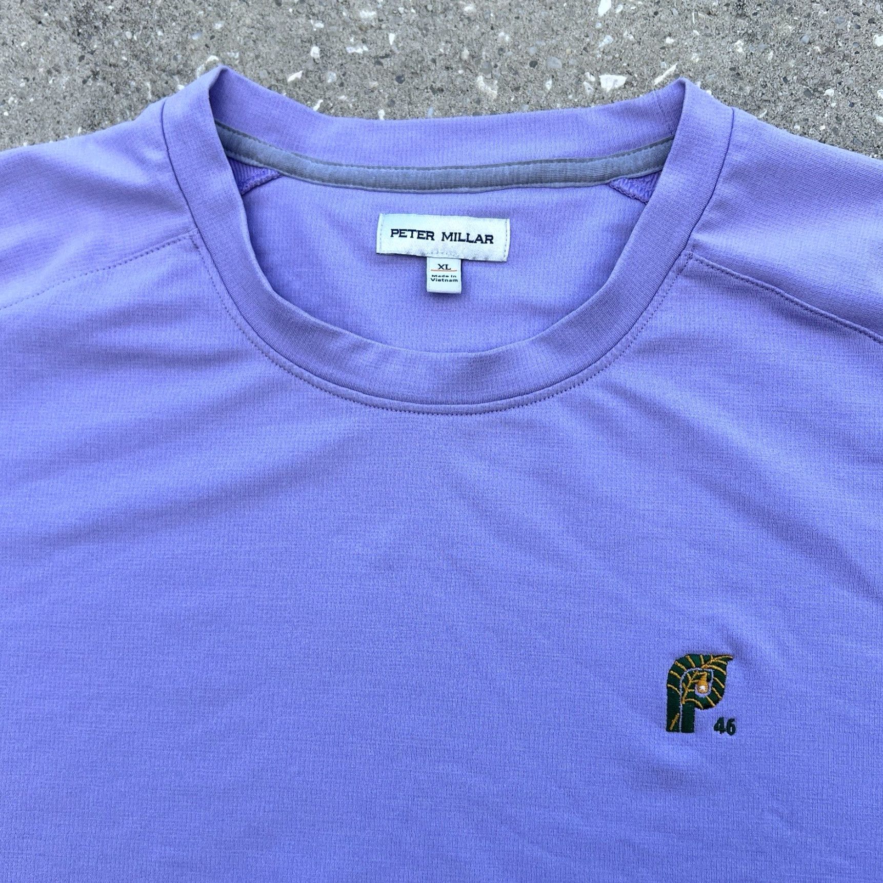 Peter Millar Peter Millar Sweatshirt Women’s Crewneck PGA 46 Logo XL Lilac Purple Activewear Golf Pullover Long Sleeve Regular Fit Lightweight Logo Branded Size XL / US 12-14 / IT 48-50 - 3 Thumbnail