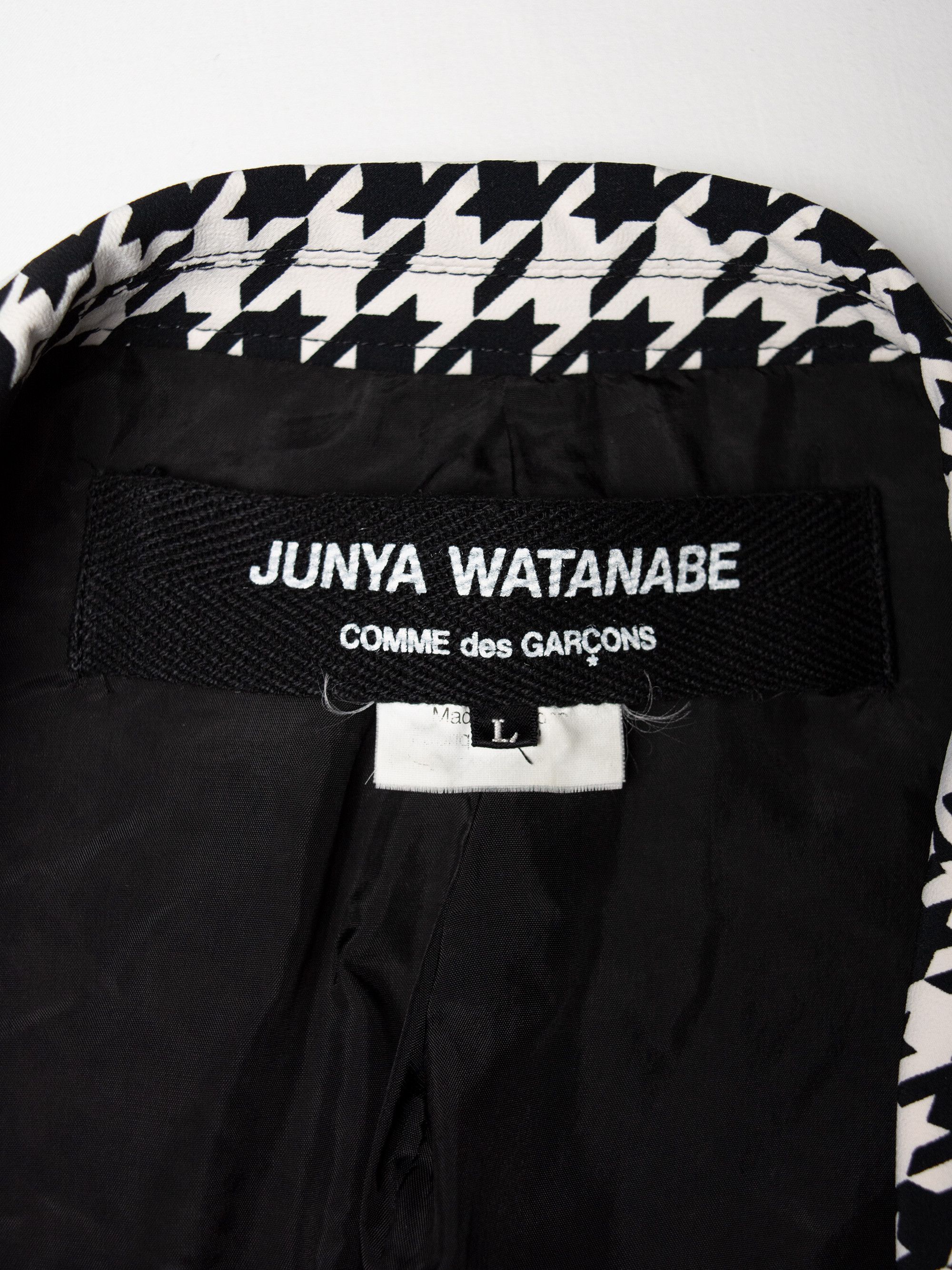 Junya Watanabe Junya Watanabe - S/S 2010 - houndstooth jacket - size L Size L / US 10 / IT 46 - 6 Thumbnail