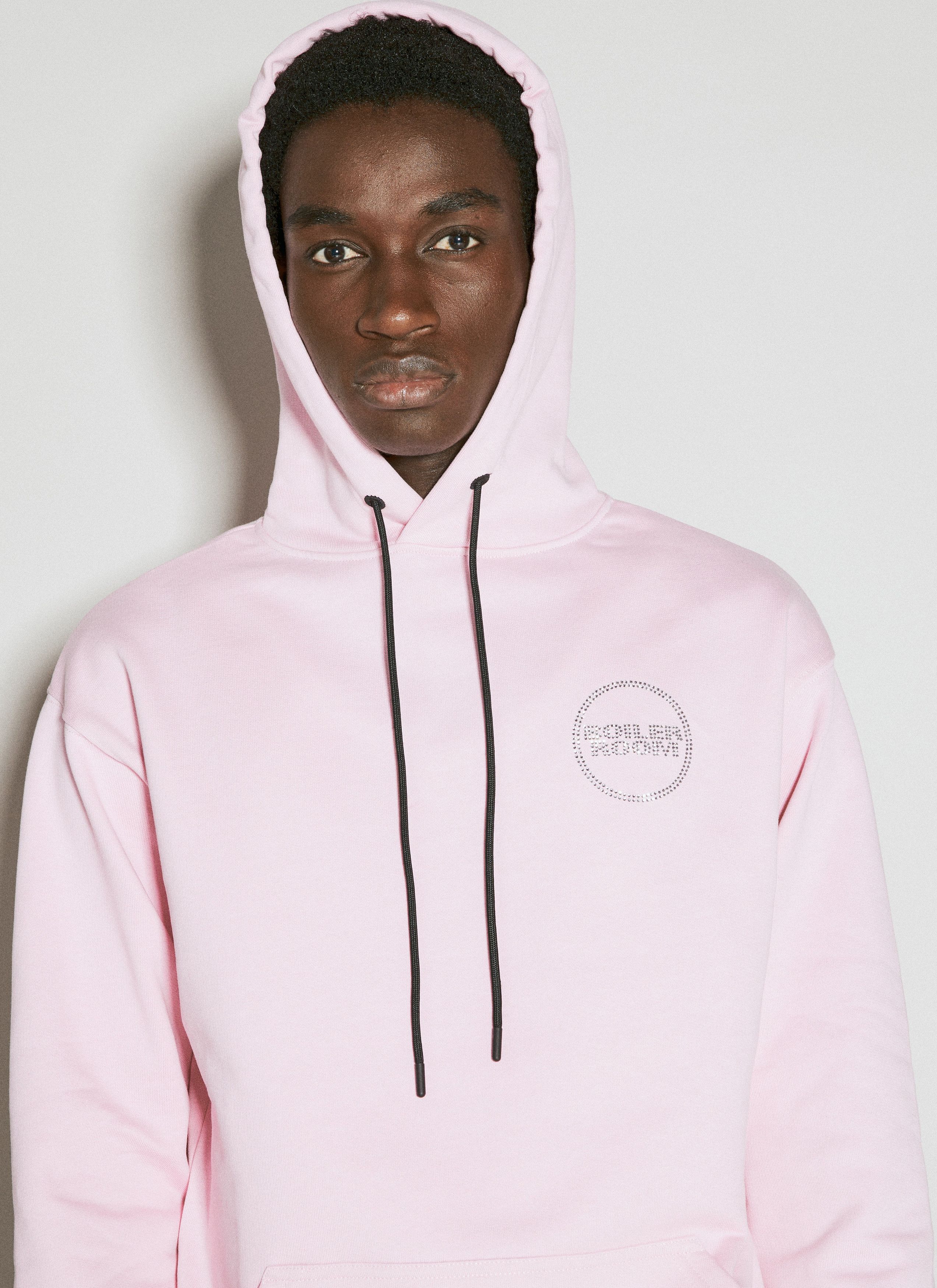 Boiler Room Hooded Sweatshirt With Diamante Logo Motifs Size US M / EU 48-50 / 2 - 1 Thumbnail