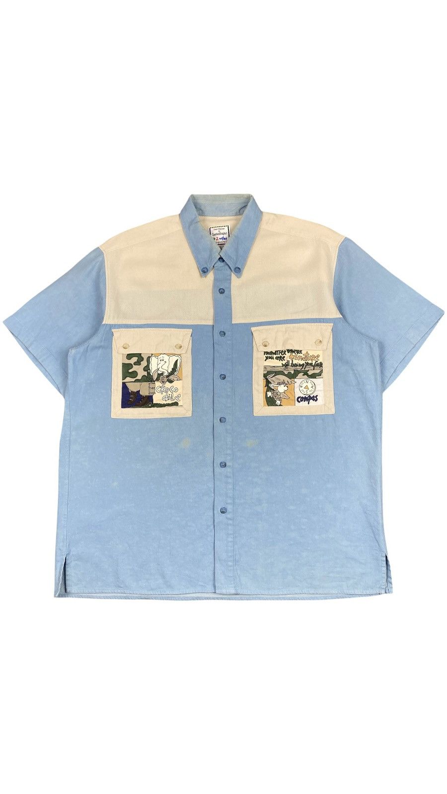 Jean Charles De Castelbajac Vintage Overshirt Size US XL / EU 56 / 4 - 1 Thumbnail