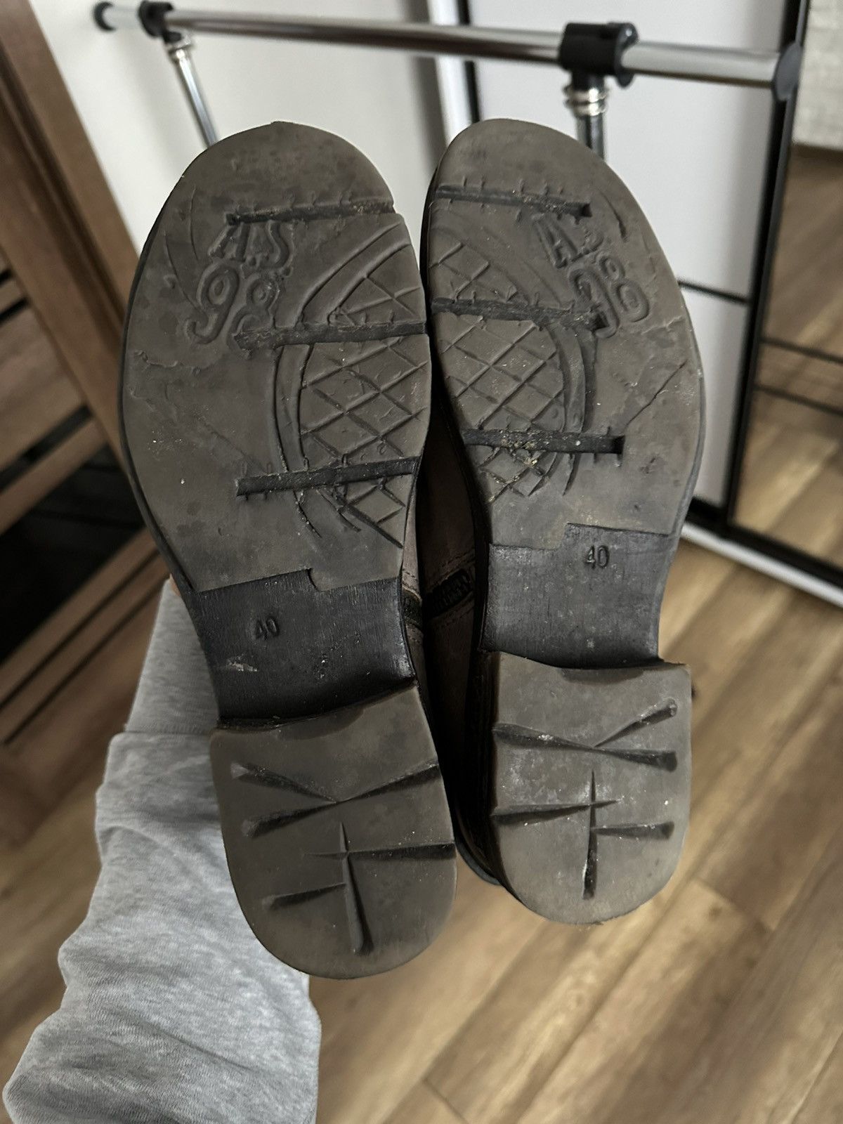 A.S.98 AS 98 Airstep Leather Boots High Top Avant Garde Size US 7 / EU 40 - 19 Thumbnail
