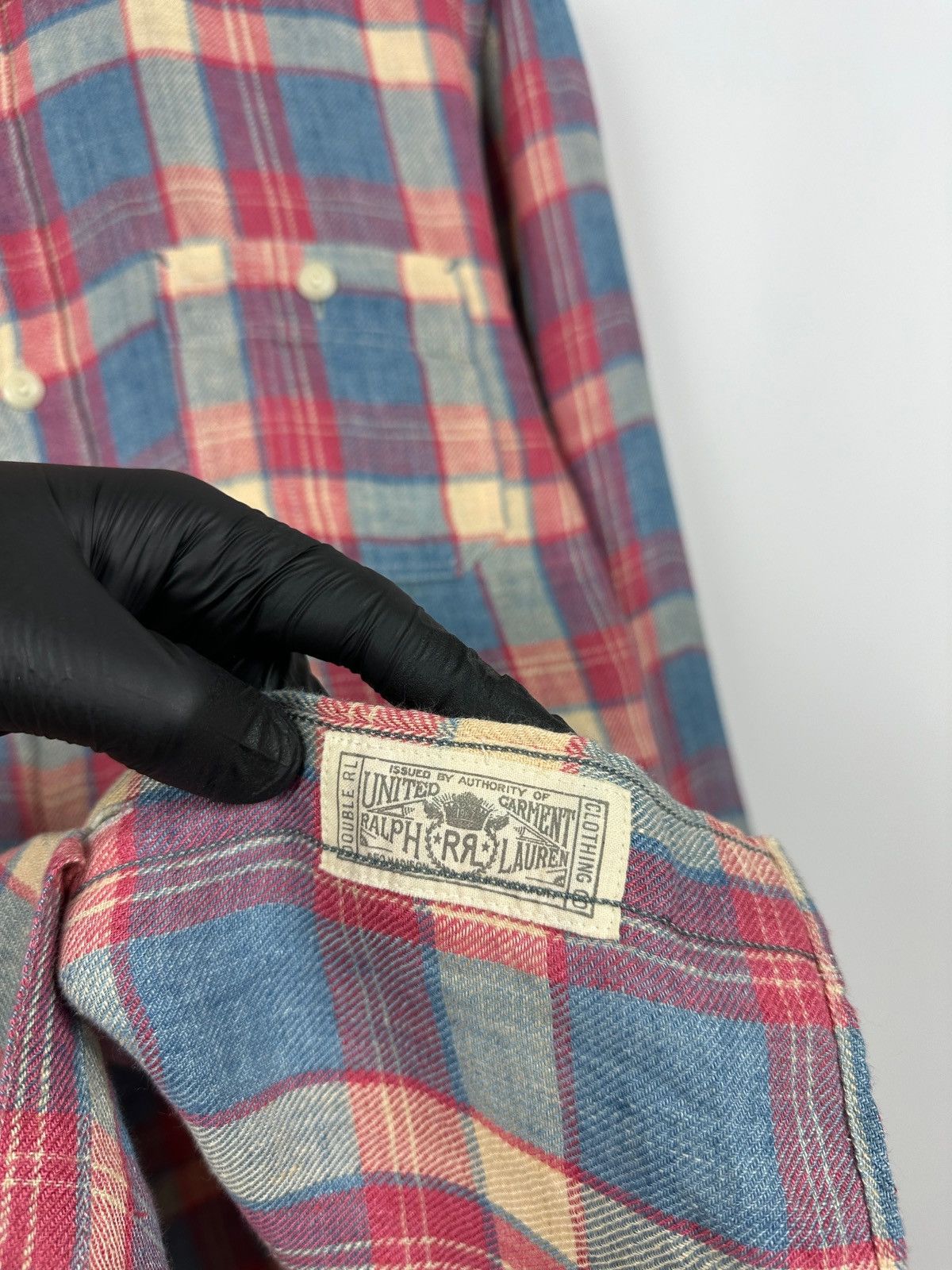 Polo Ralph Lauren RRL Ralph Lauren Double RL Flannel Long Sleeve Button Shirt Size US M / EU 48-50 / 2 - 22 Thumbnail