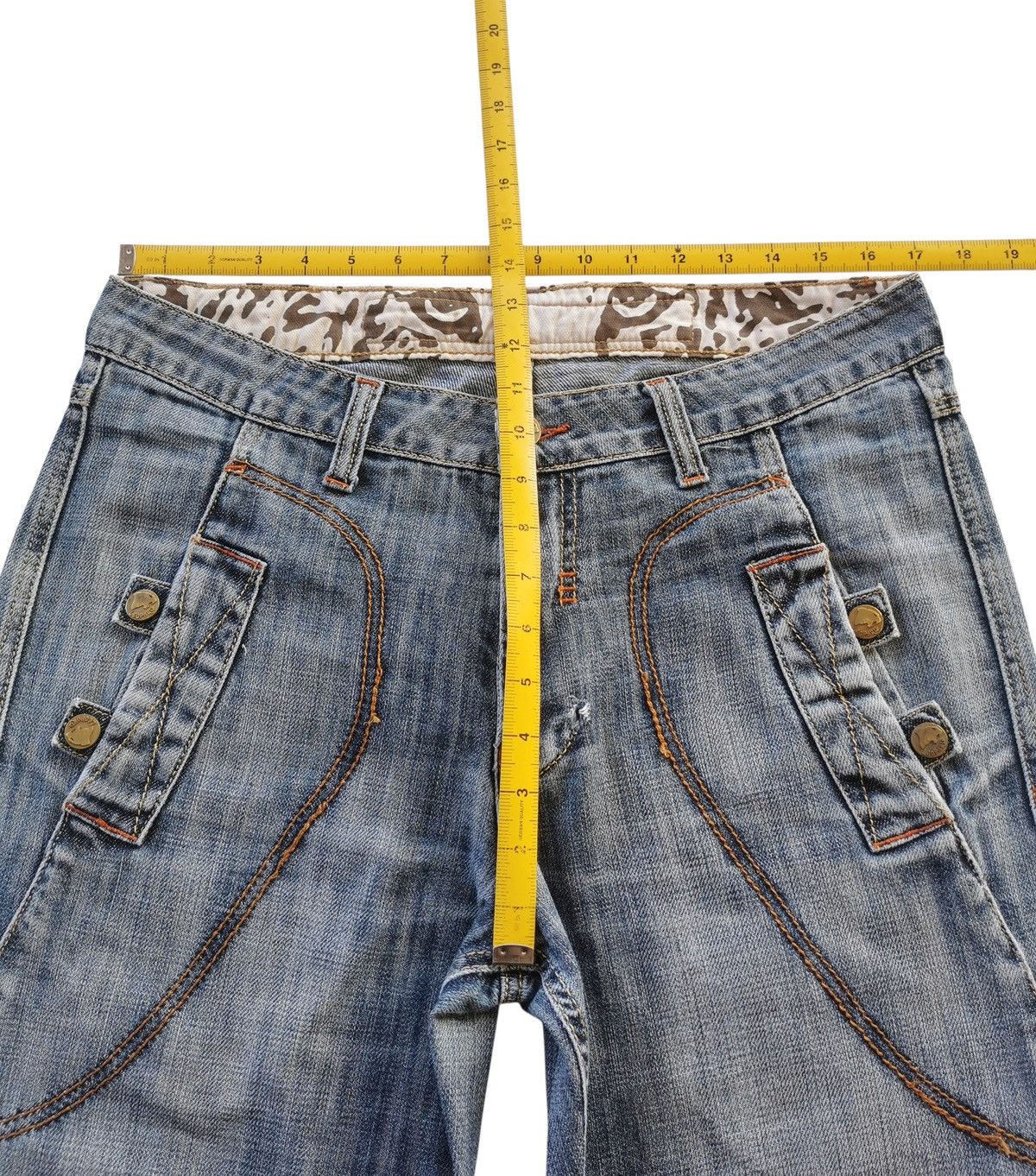 Jean Leopard Baggy Jeans Size US 34 / EU 50 - 10 Thumbnail