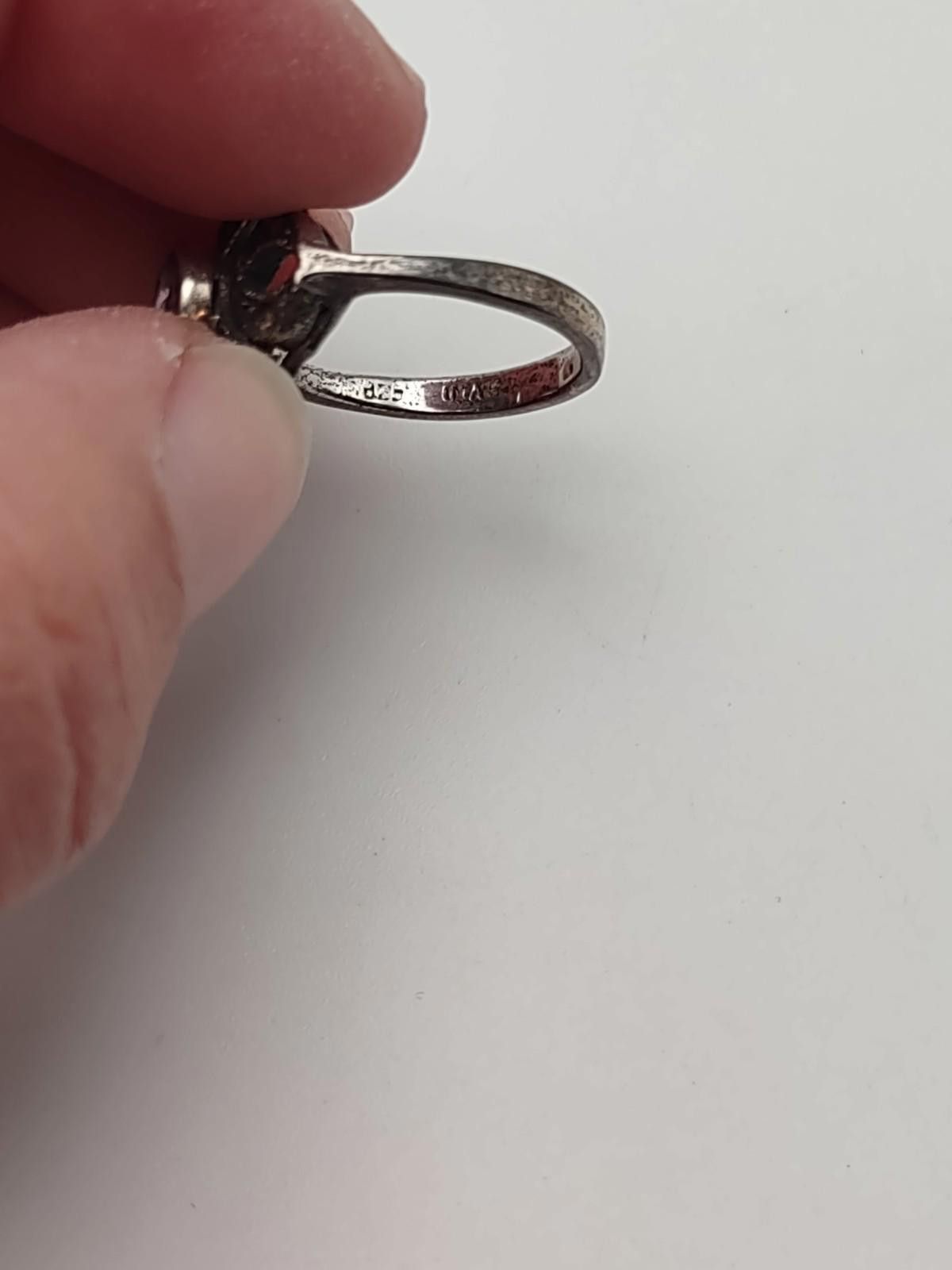 Imaginary Foundation Sterling 925 Amethyst Marcasite Ring Sz 5.75 IMA Size ONE SIZE - 5 Thumbnail