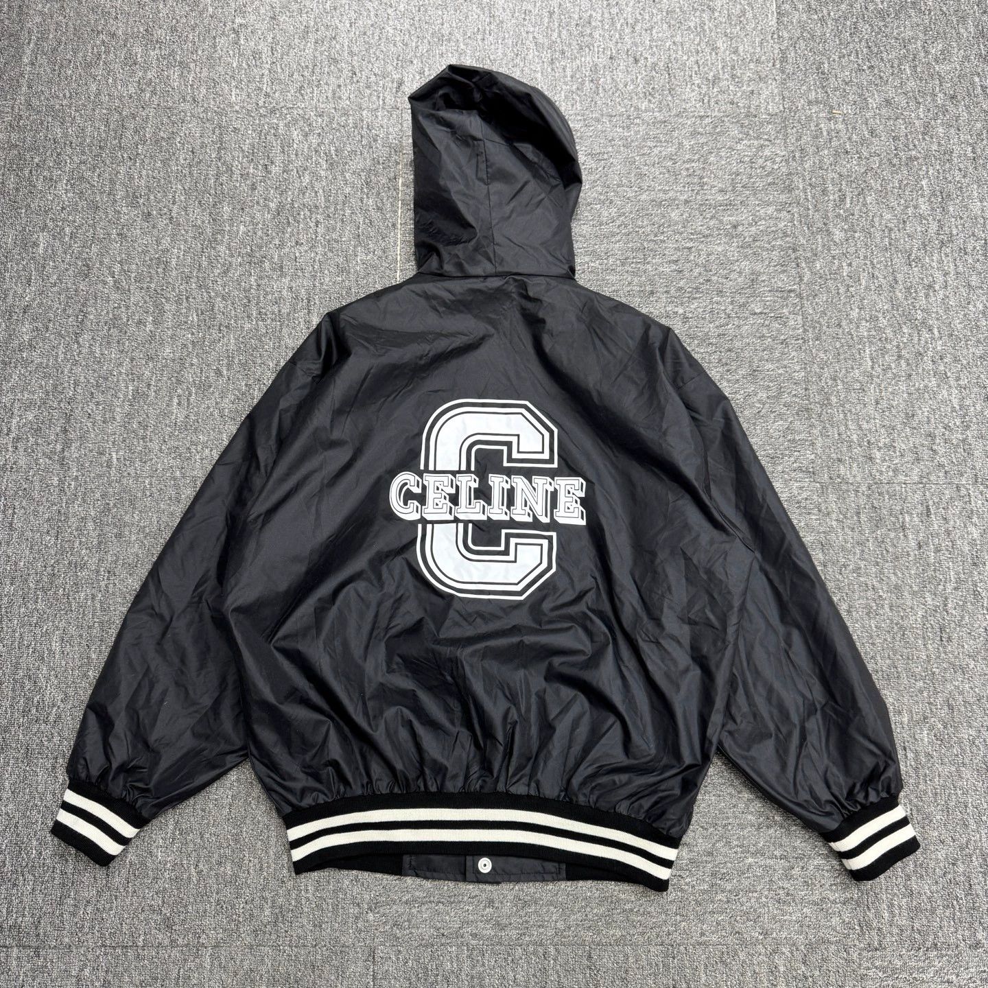 Celine Celine Logo Print Shell Jacket 34 Size XS / US 0-2 / IT 36-38 - 5 Thumbnail
