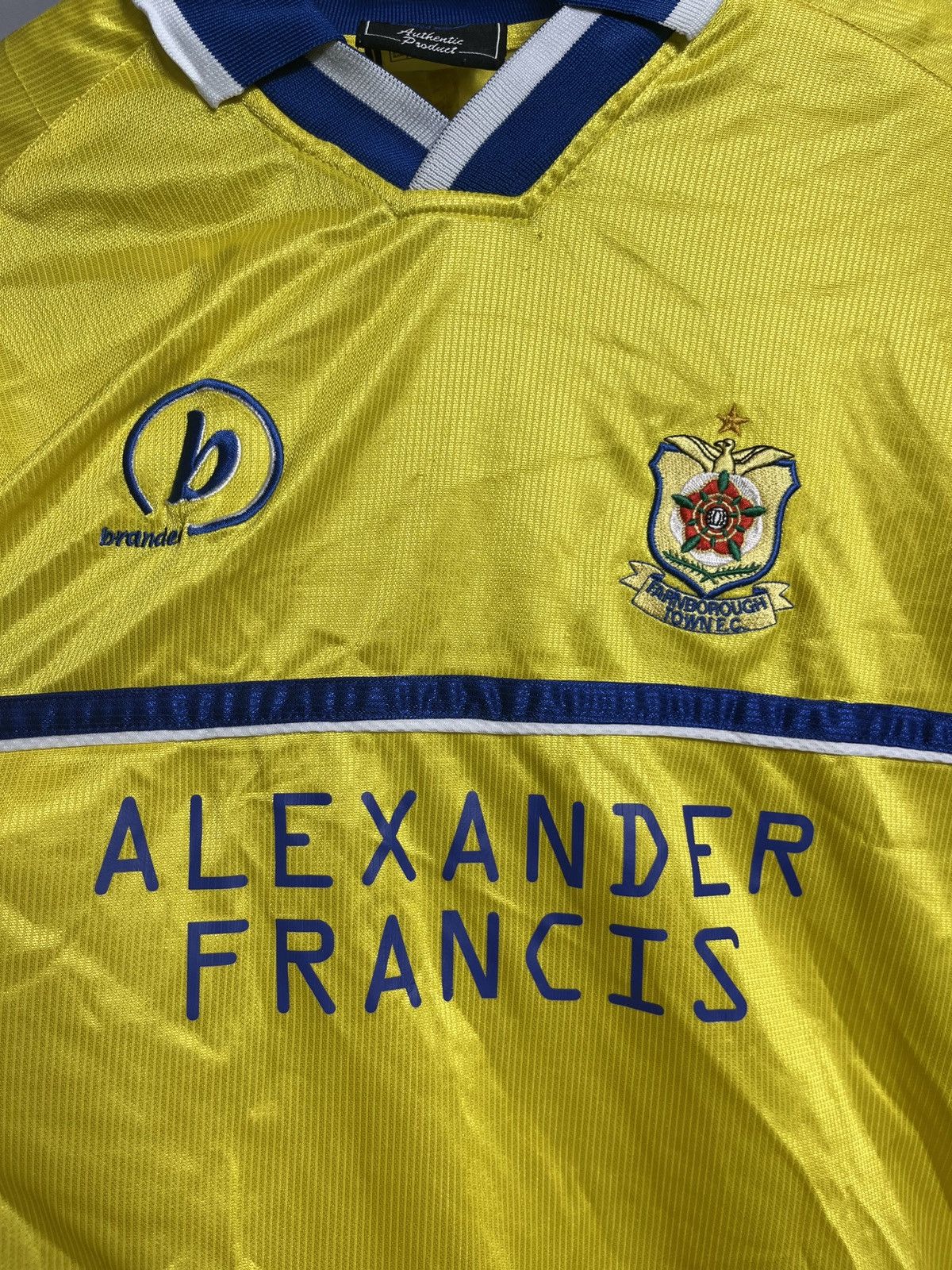 Sports Specialties 2003 - 2004 Farnborough FC away yellow Dean Green #7 long Size US XL / EU 56 / 4 - 3 Thumbnail
