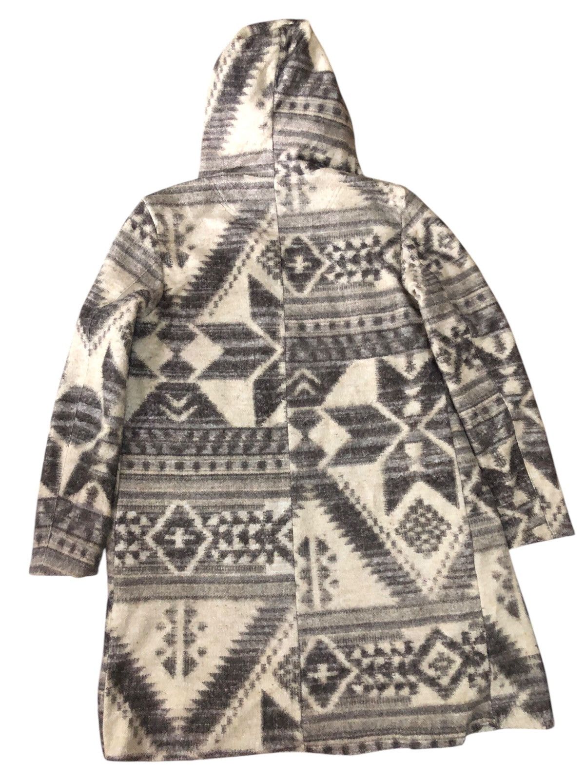 Japanese Brand Goa Native Navajo Kapital Inspired Button Less Hooded Jacket Size US M / EU 48-50 / 2 - 2 Thumbnail