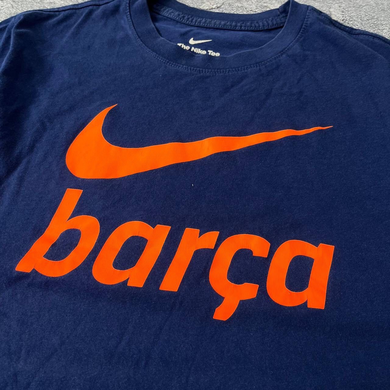 Nike Vintage Barcelona Nike tee big logo Barca swoosh size M Size US M / EU 48-50 / 2 - 7 Thumbnail