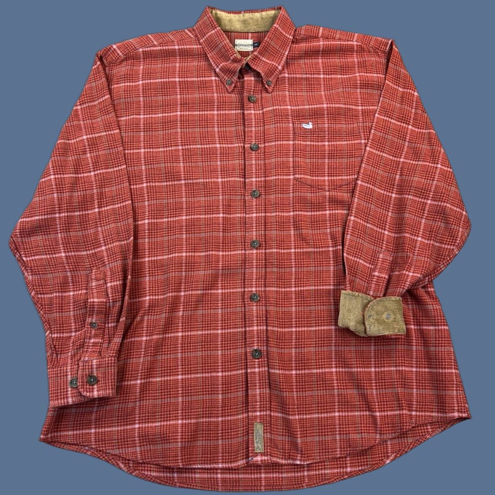 Vintage Southern Marsh Shirt Mens 2XL Plaid Flannel Long Sleeve Button Down Preppy Shirt Size US XXL / EU 58 / 5 - 1 Thumbnail