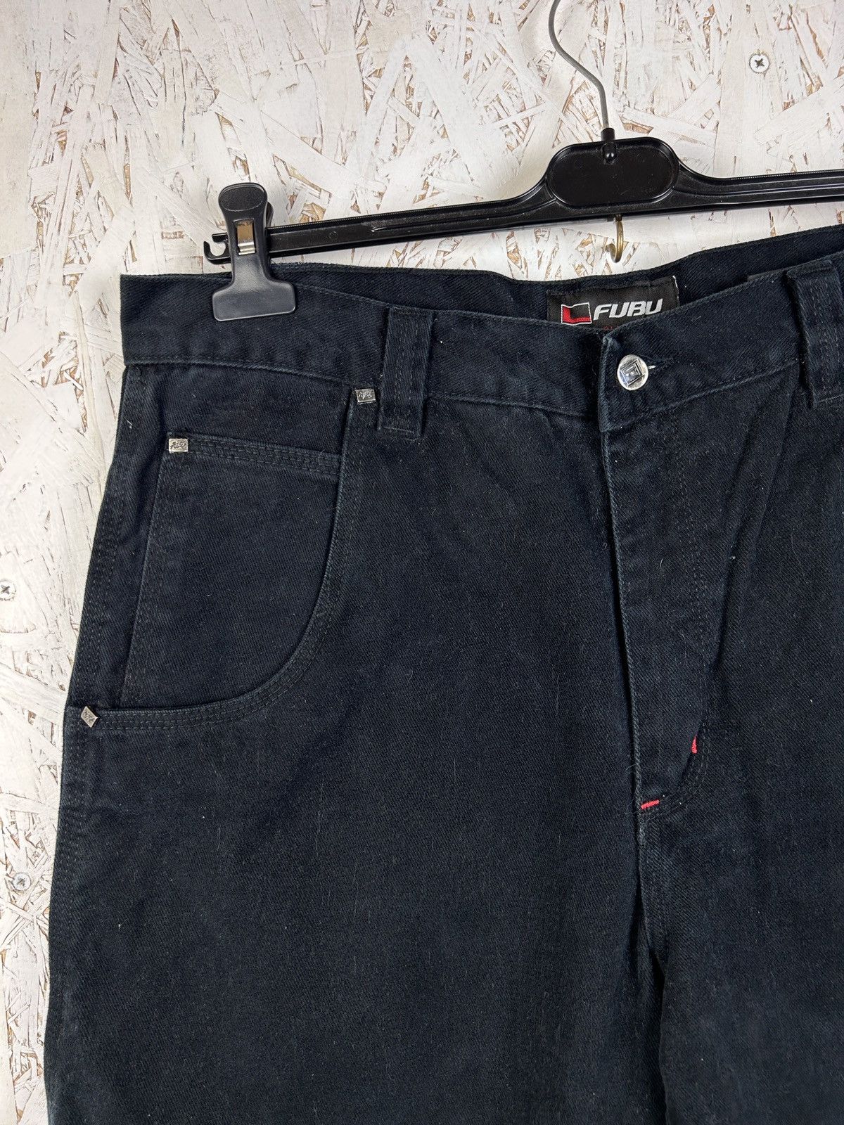 Fubu 90s Vintage Fubu Heavy Denim Carpenter Jeans Size 38 Size US 38 / EU 54 - 8 Thumbnail