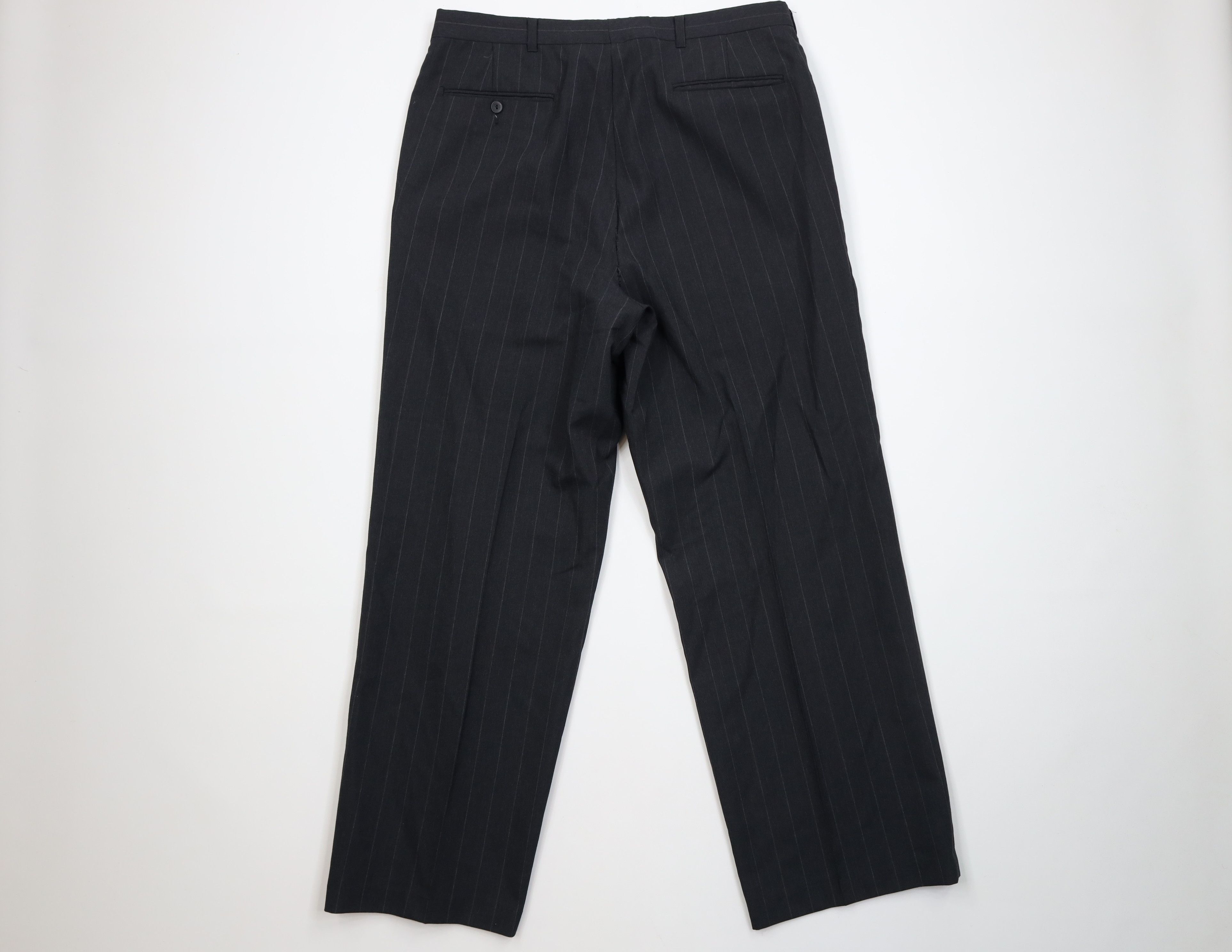 Vintage Vintage 70s Streetwear Pinstriped Wide Leg Chino Pants USA Size US 34 / EU 50 - 7 Thumbnail